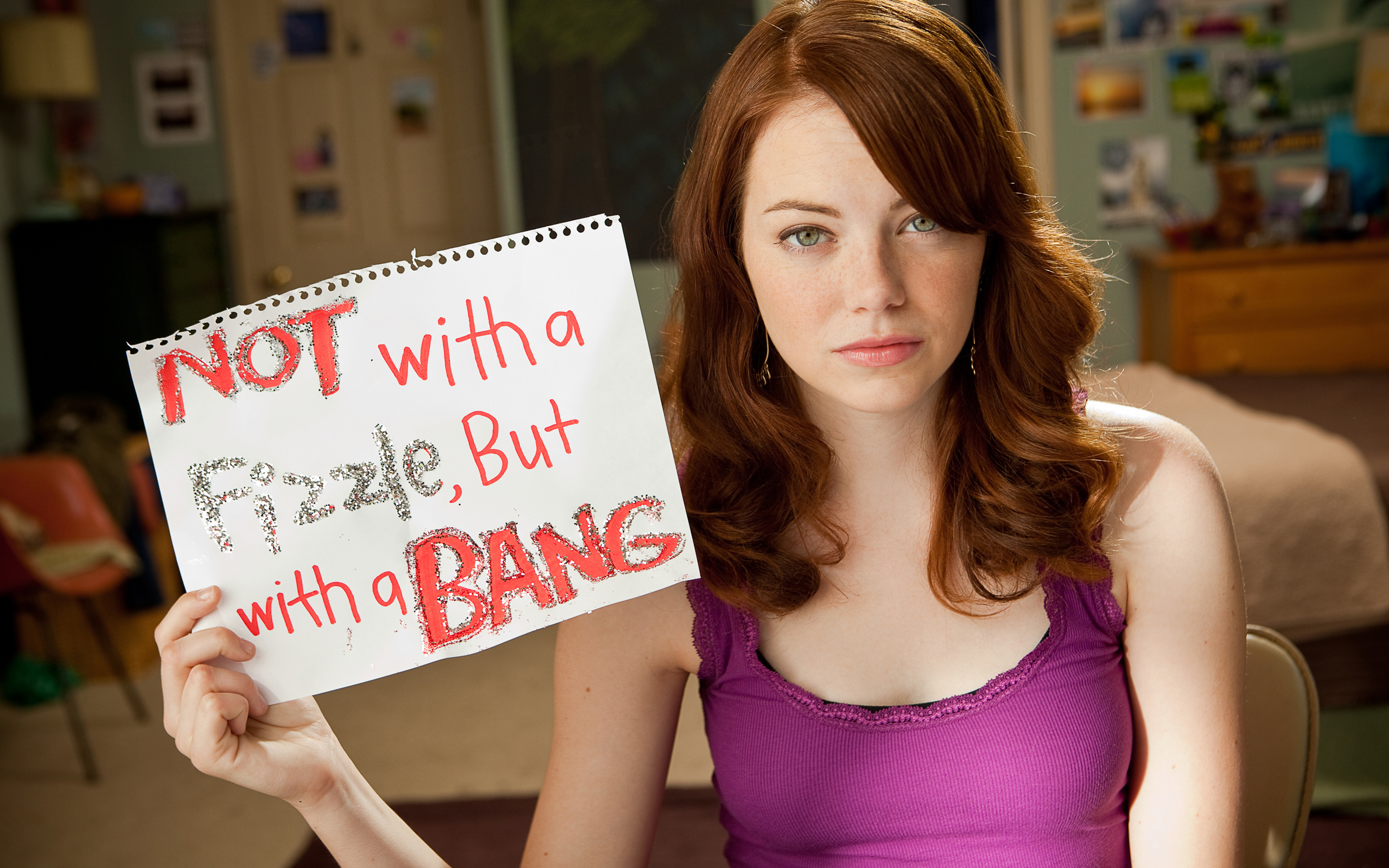 Emma Stone Easy Girl - HD Wallpaper 