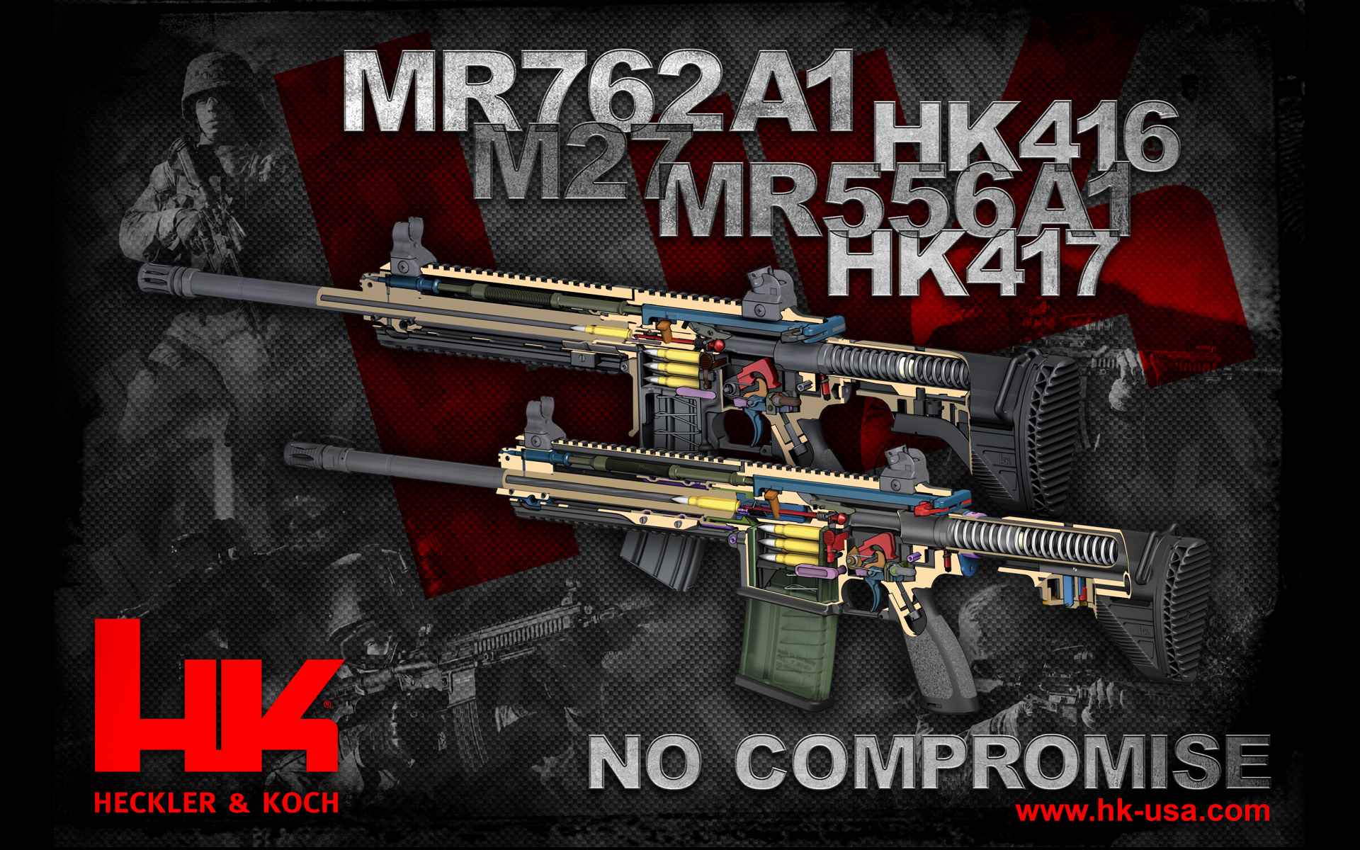 Assault Rifle - HD Wallpaper 