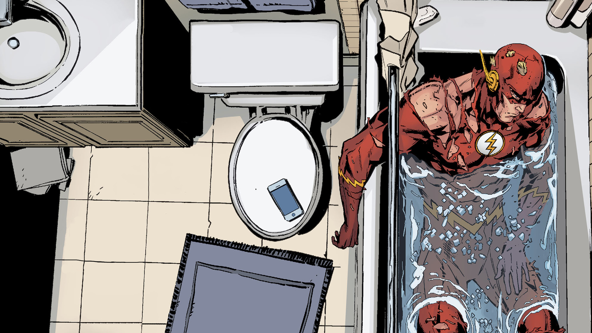 Flash Vs Blood Work - HD Wallpaper 