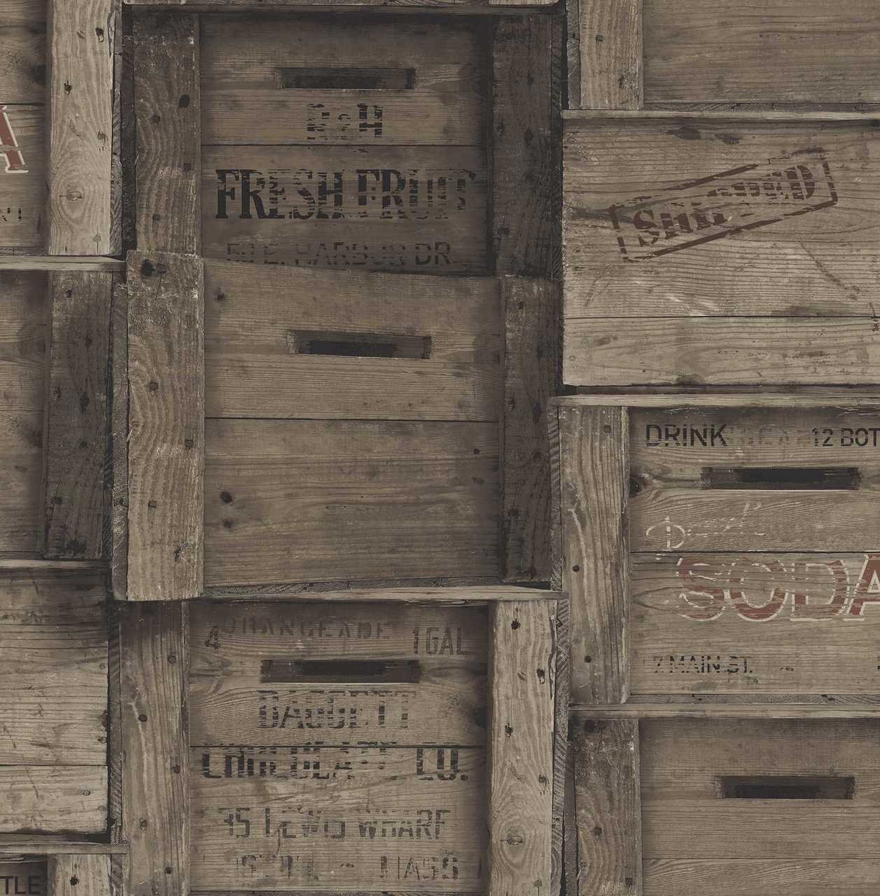 Distressed Wood Crate - HD Wallpaper 