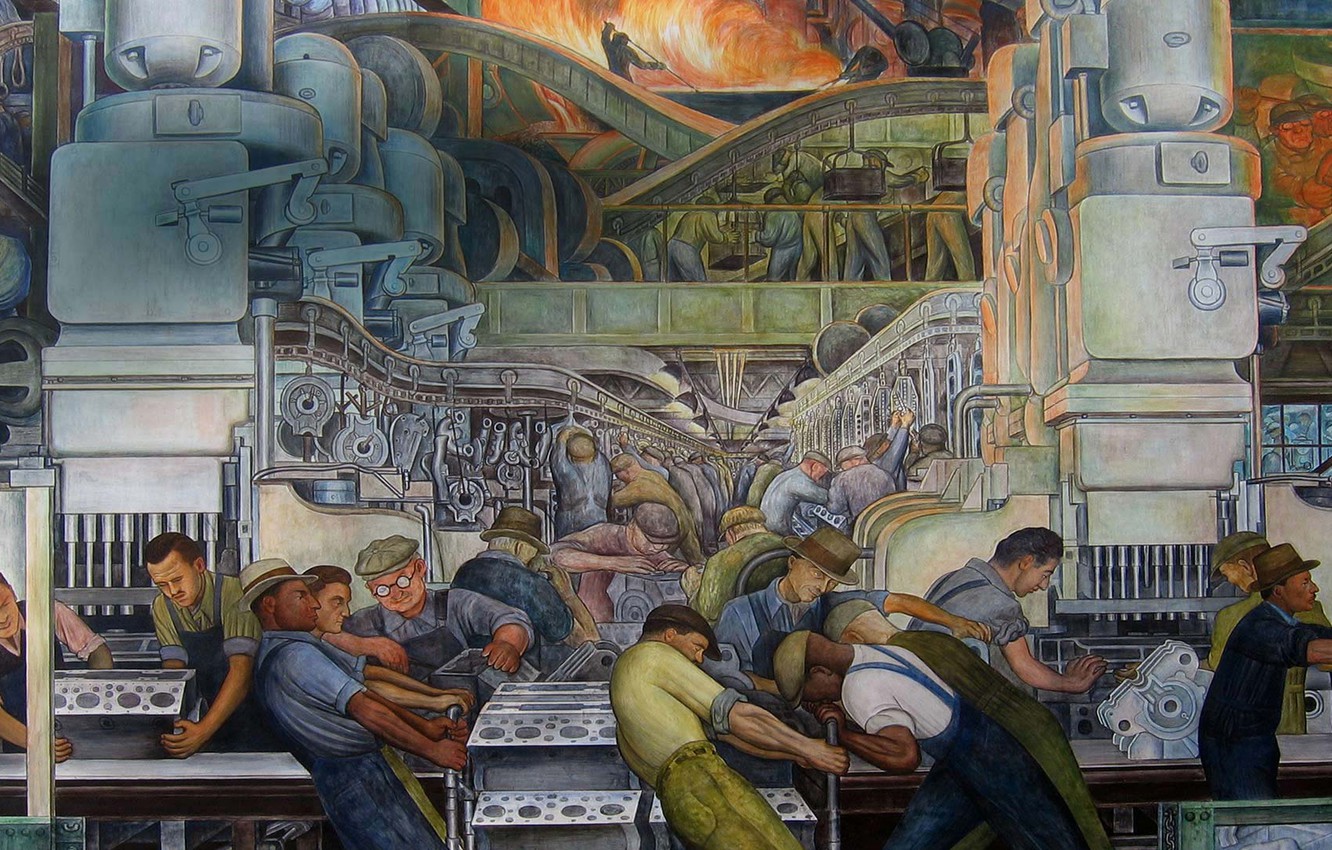 Photo Wallpaper Picture, Labor Day, Diego Rivera, Diego - Rivera Court - HD Wallpaper 