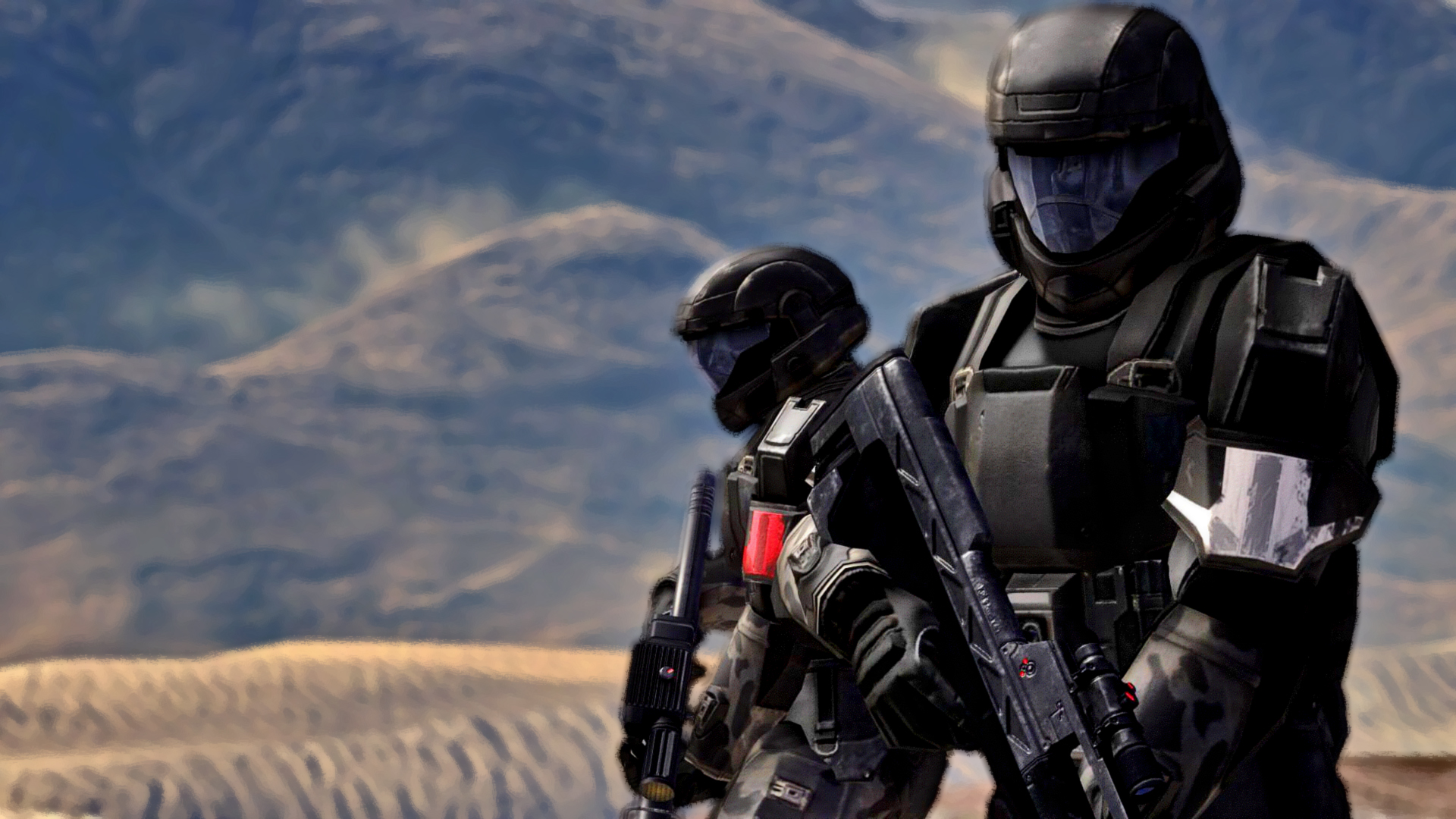 Co Op 04 Wp Test - Halo Odst - HD Wallpaper 