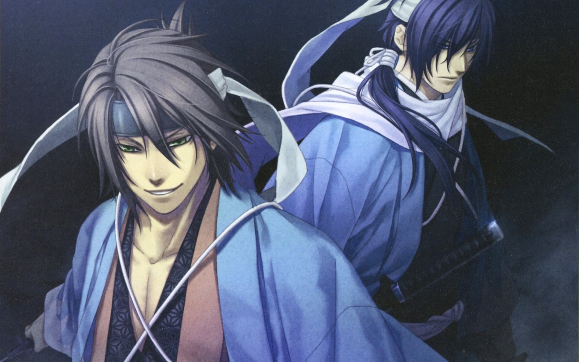 Okita Souji Hajime Saitou - HD Wallpaper 