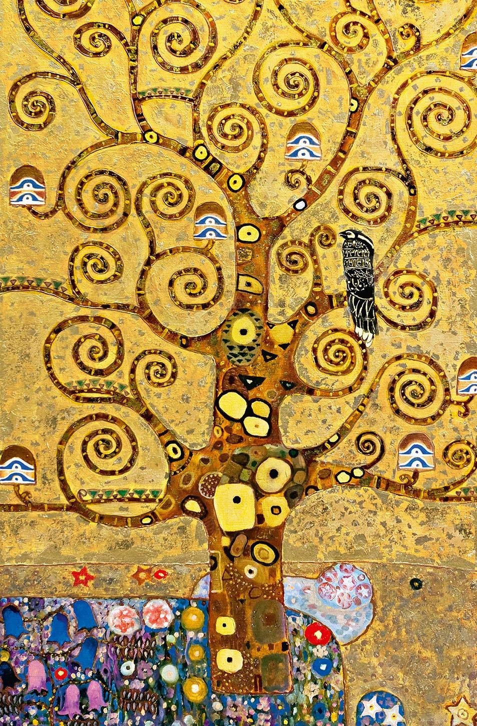 Klimt Baum Des Lebens - HD Wallpaper 