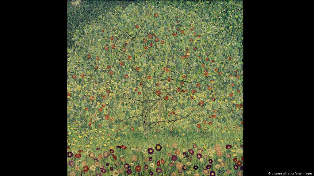 Gustav Klimt Apple Tree - HD Wallpaper 