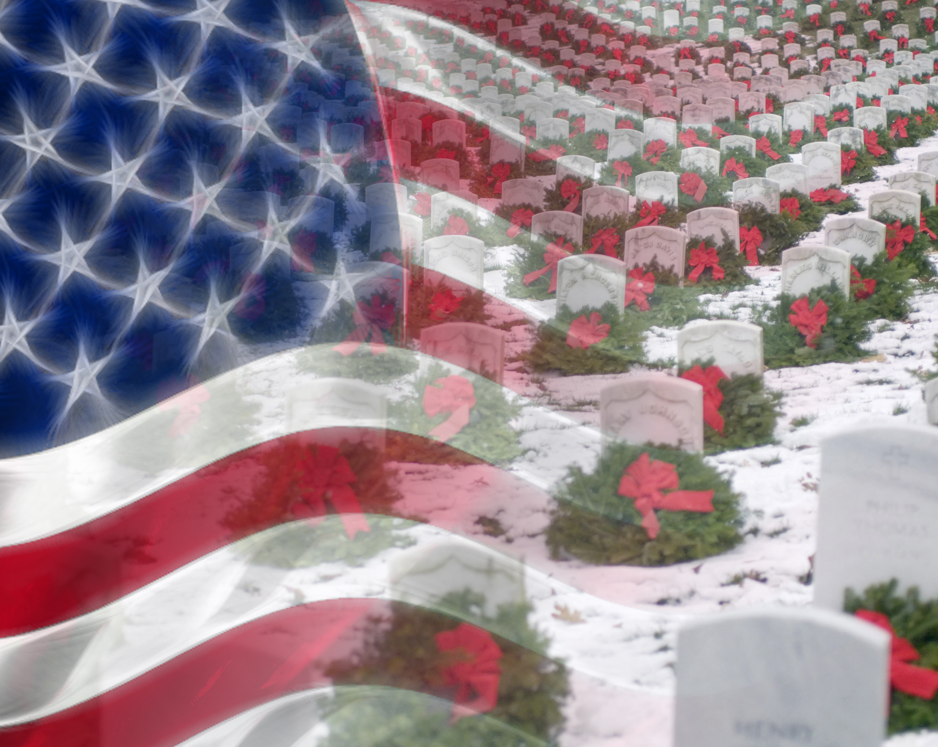 Wreaths Across America Wreath - HD Wallpaper 