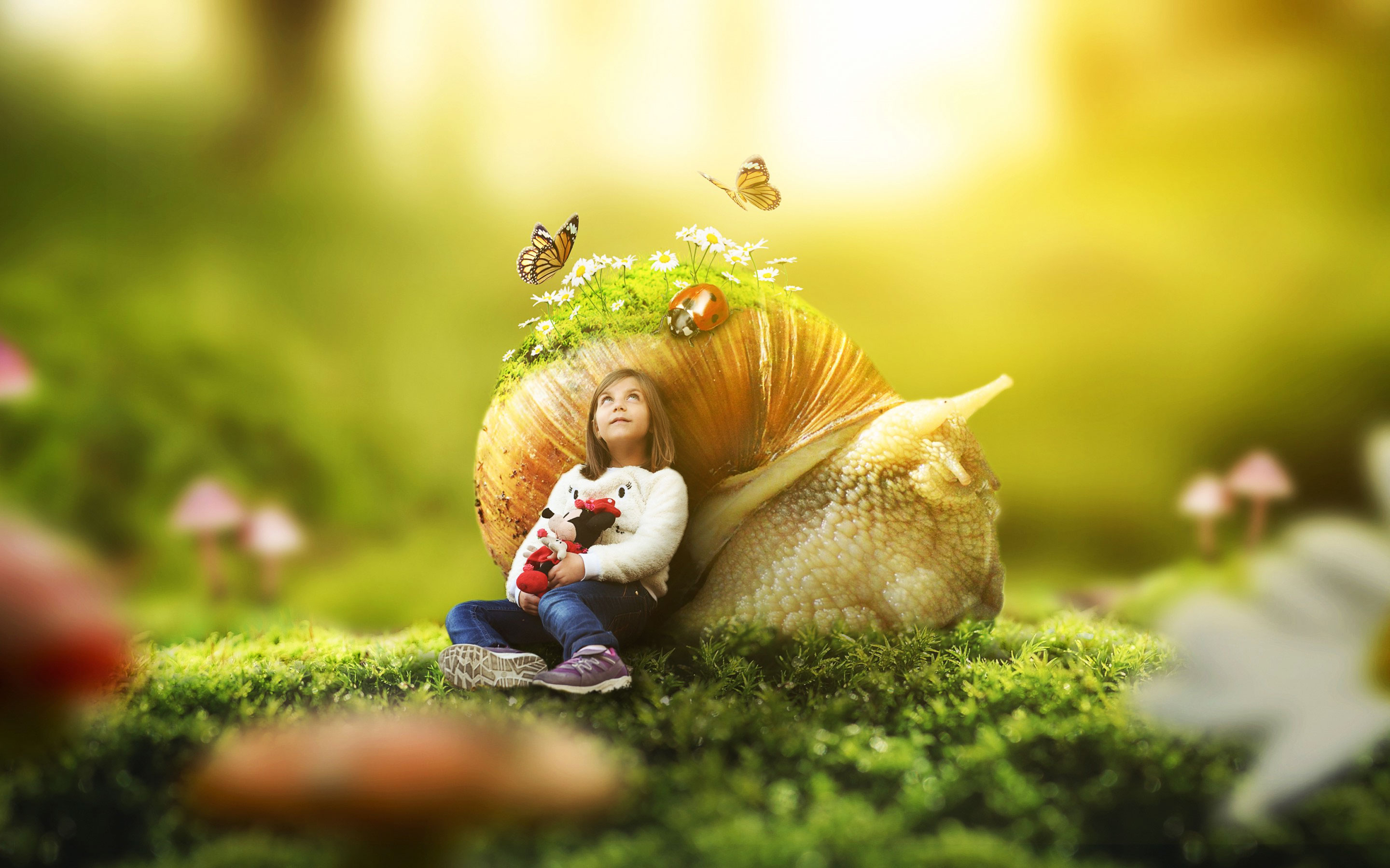 Dream Girl Butterfly Girl Images Hd - HD Wallpaper 