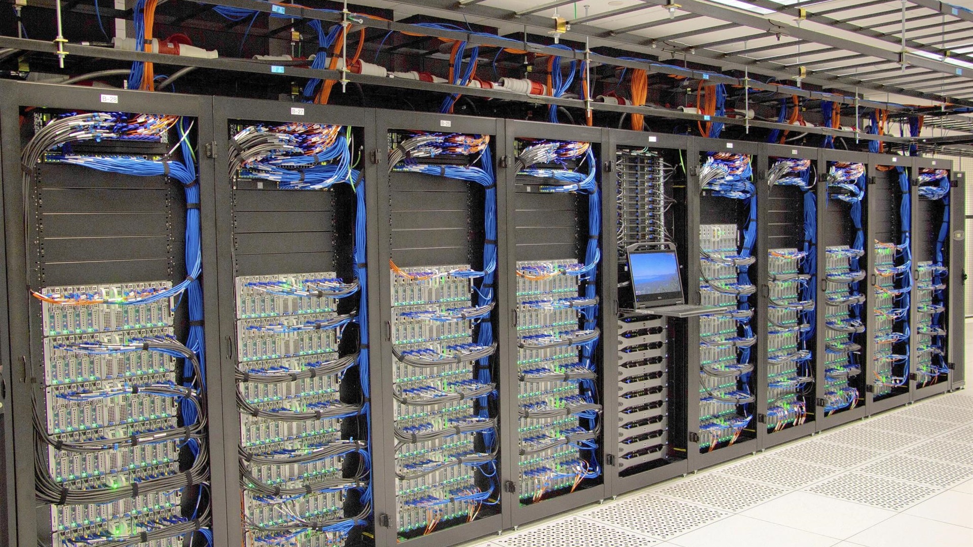 Supercomputer Data Center 1920x1080 Wallpaper - Super Computer - HD Wallpaper 