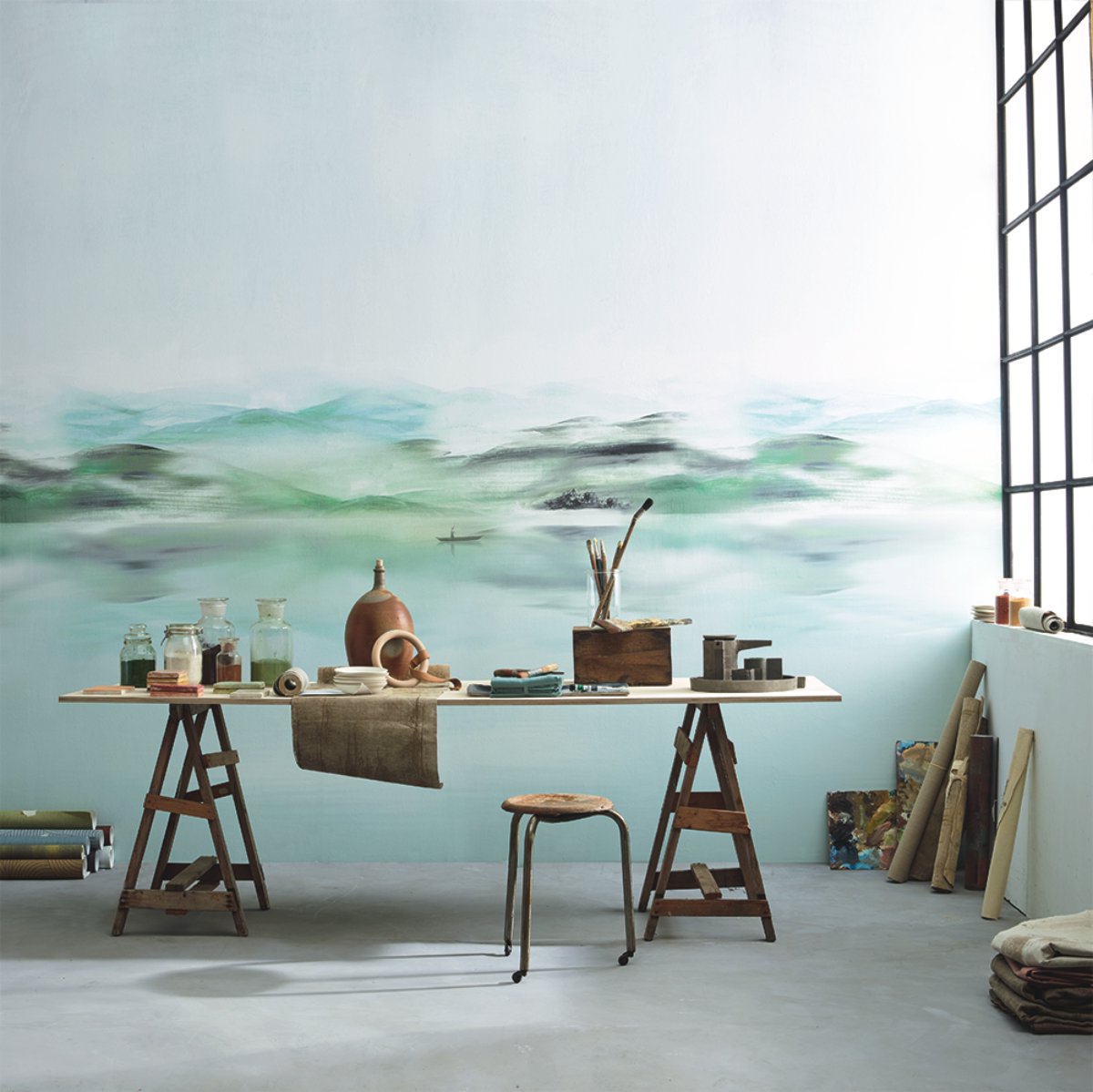 Papel Pintado Paisaje Coordonne - HD Wallpaper 