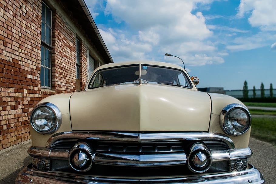 Shoebox, Shoebox Ford, Oldtimer, Custom, 1951, V8, - Ford Old Timer - HD Wallpaper 