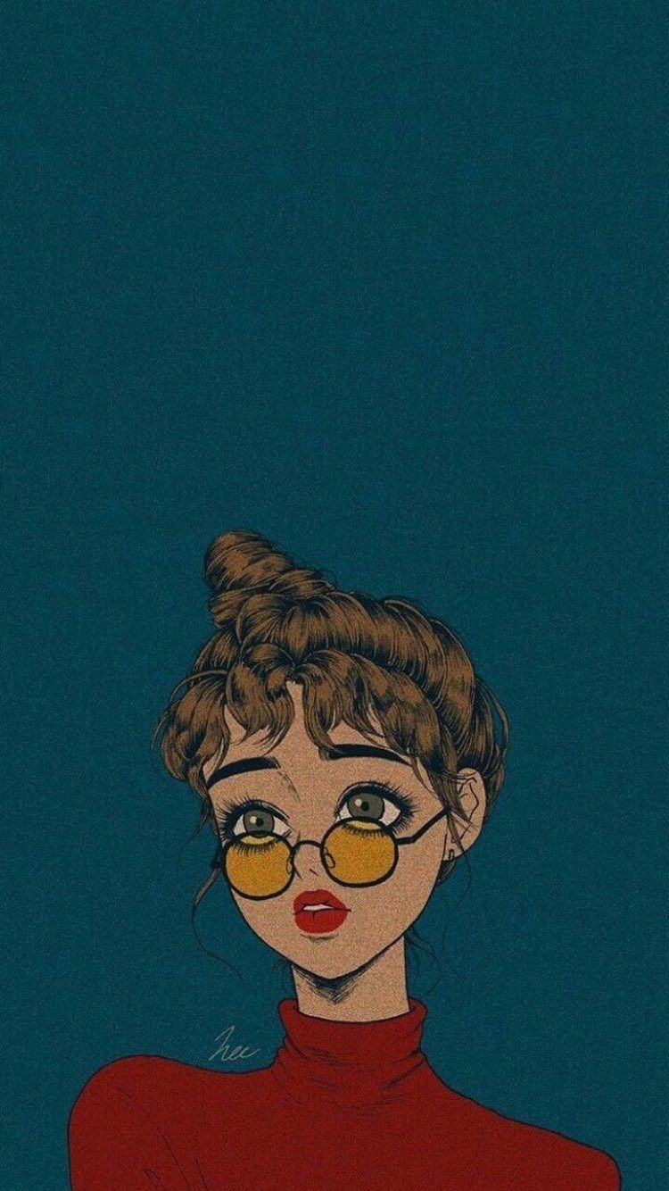 Vintage Aesthetic Wallpaper Girl - HD Wallpaper 