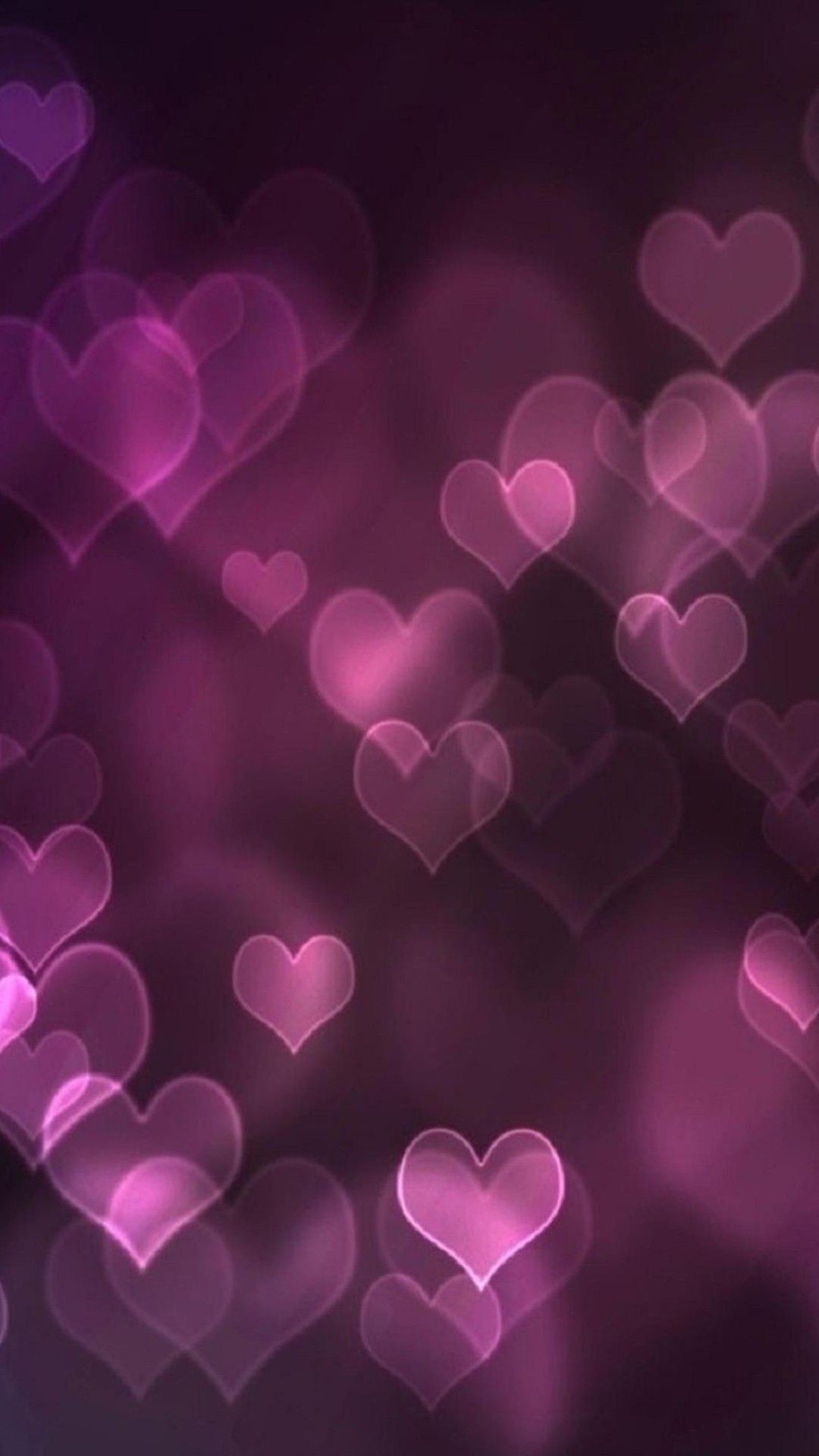 Purple Heart Girly Pink Iphone 6 Plus 
 Data Src - Iphone 7 Plus Wallpaper Pink - HD Wallpaper 