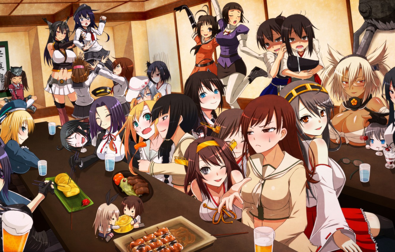 Photo Wallpaper Kantai Collection, Inazuma Destroyer, - Nagato Anime Battleship Girl - HD Wallpaper 
