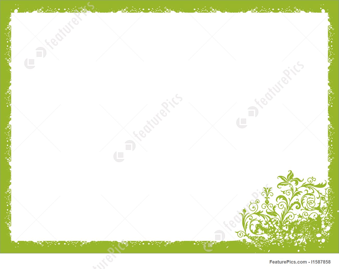 Branch And Flower Theme, Frame Wallpaper Royalty-free - Grass - HD Wallpaper 