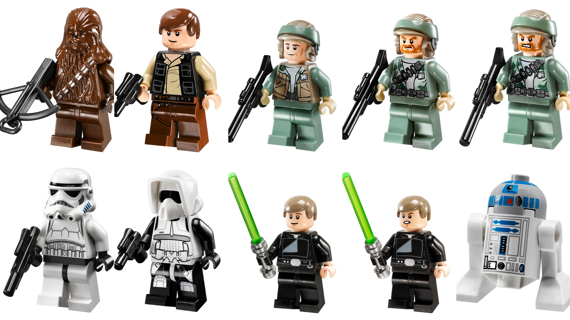Lego Star Wars Luke Endor - HD Wallpaper 