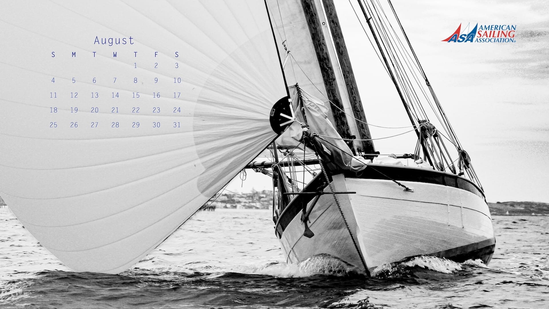 Asa Desktop Wallpaper Sailing Calendar - Sail - HD Wallpaper 