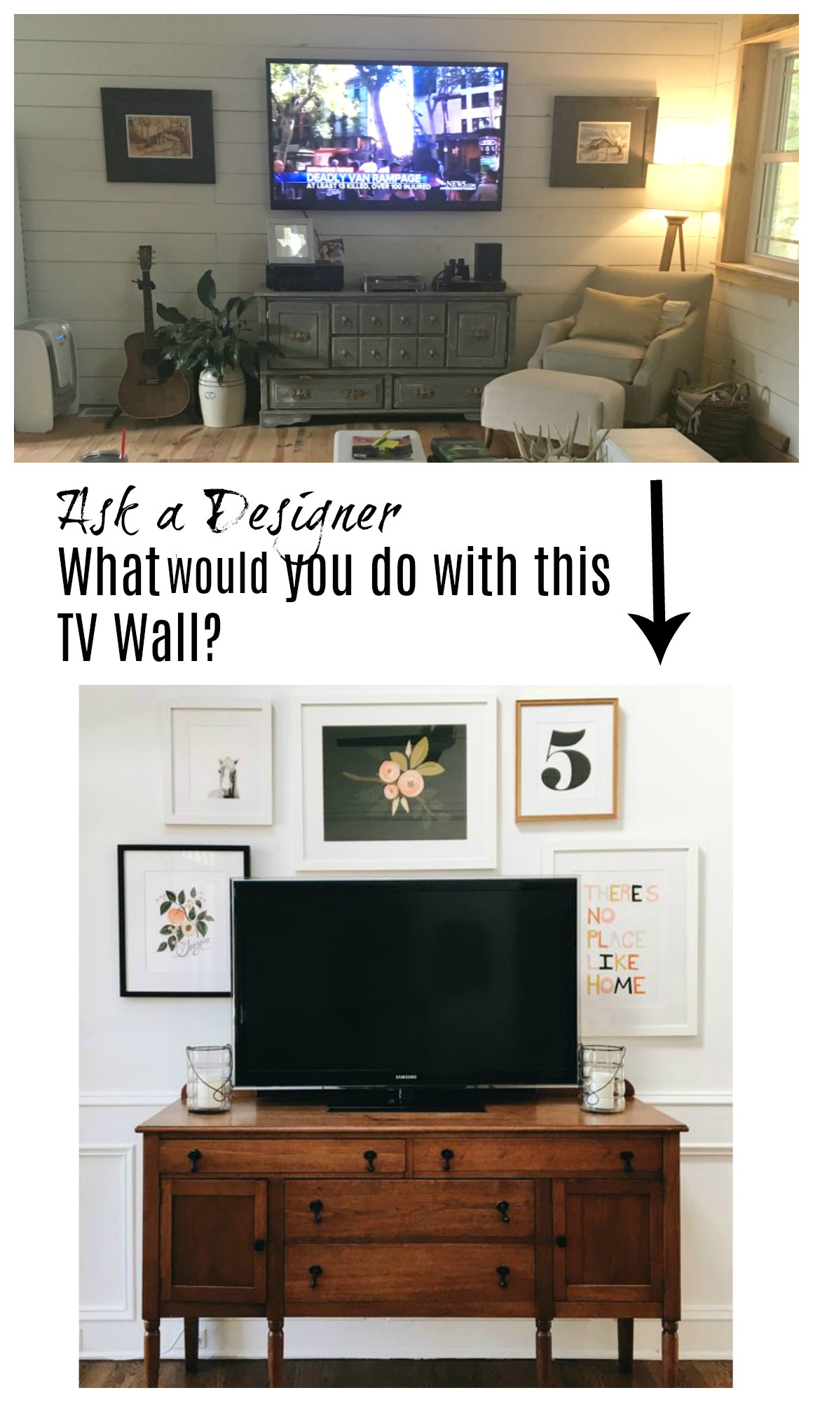 Three Mistakes Made To Tv Walls And How To Fix It - Plank Wall Ideas For Tv - HD Wallpaper 