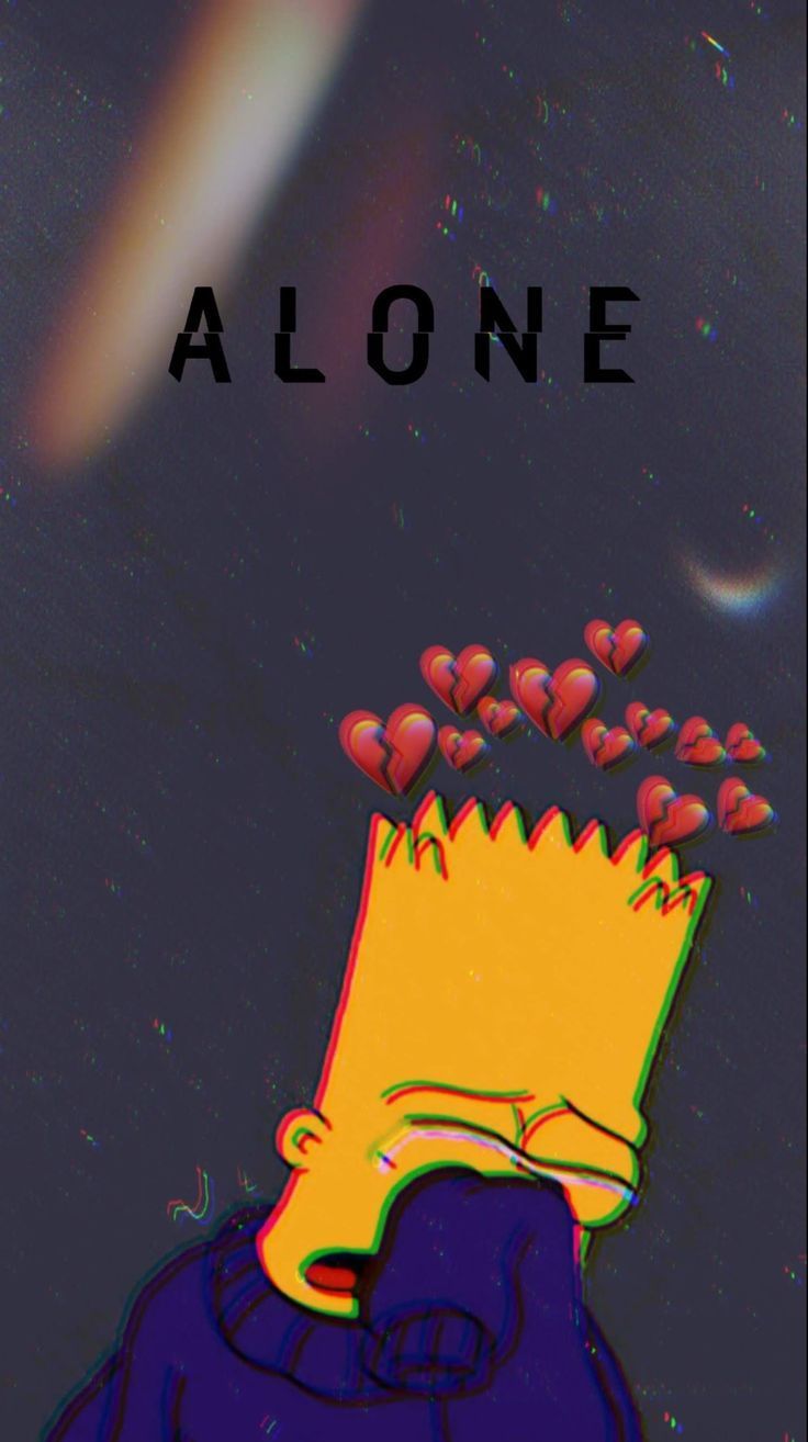 Bart Sad - HD Wallpaper 