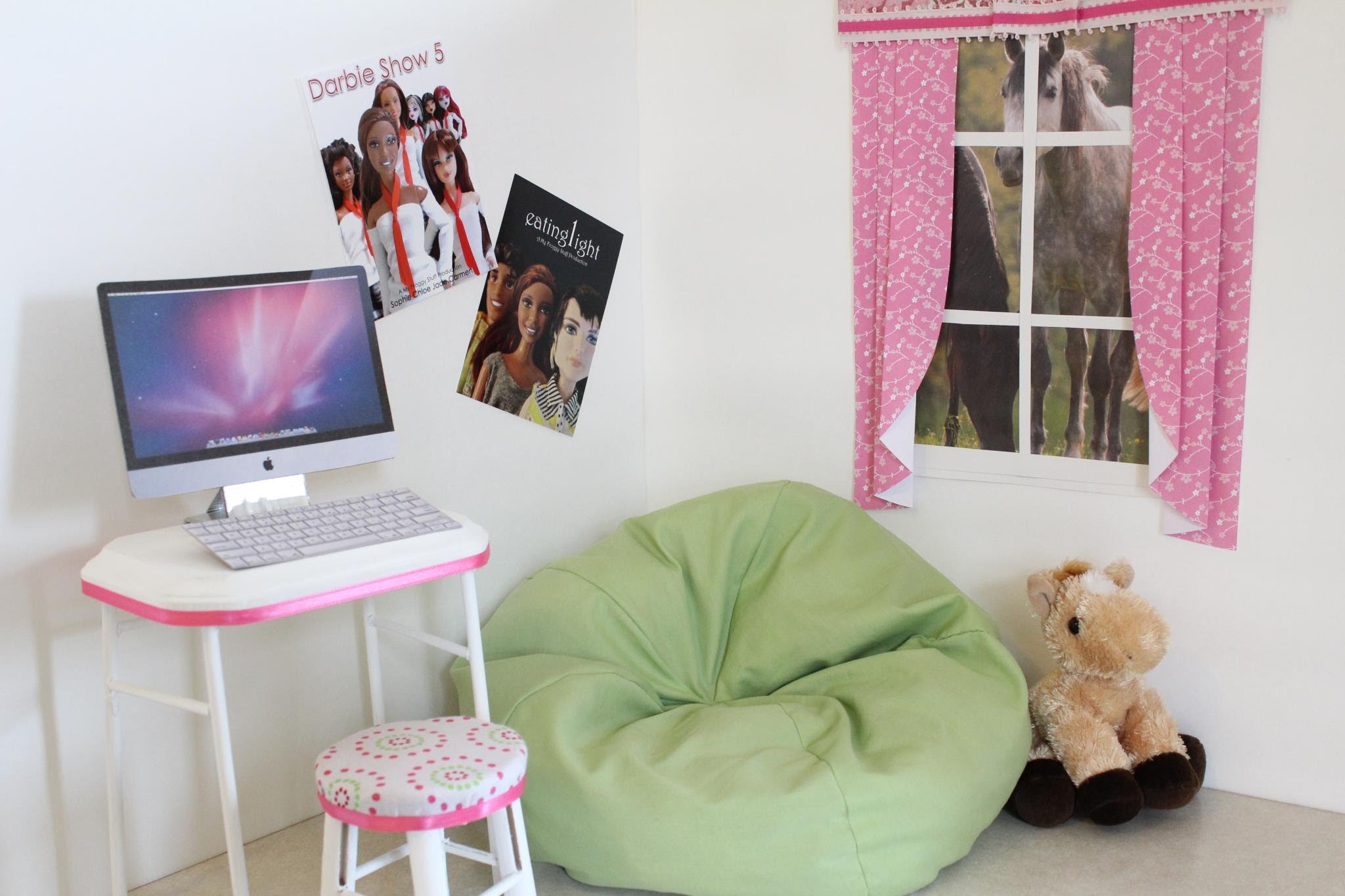 How To Make A Doll Beanbag Chair Doll Crafts Youtube - Bar Stool - HD Wallpaper 