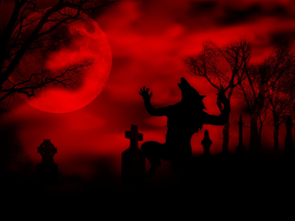 Blood Moon Werewolf - HD Wallpaper 