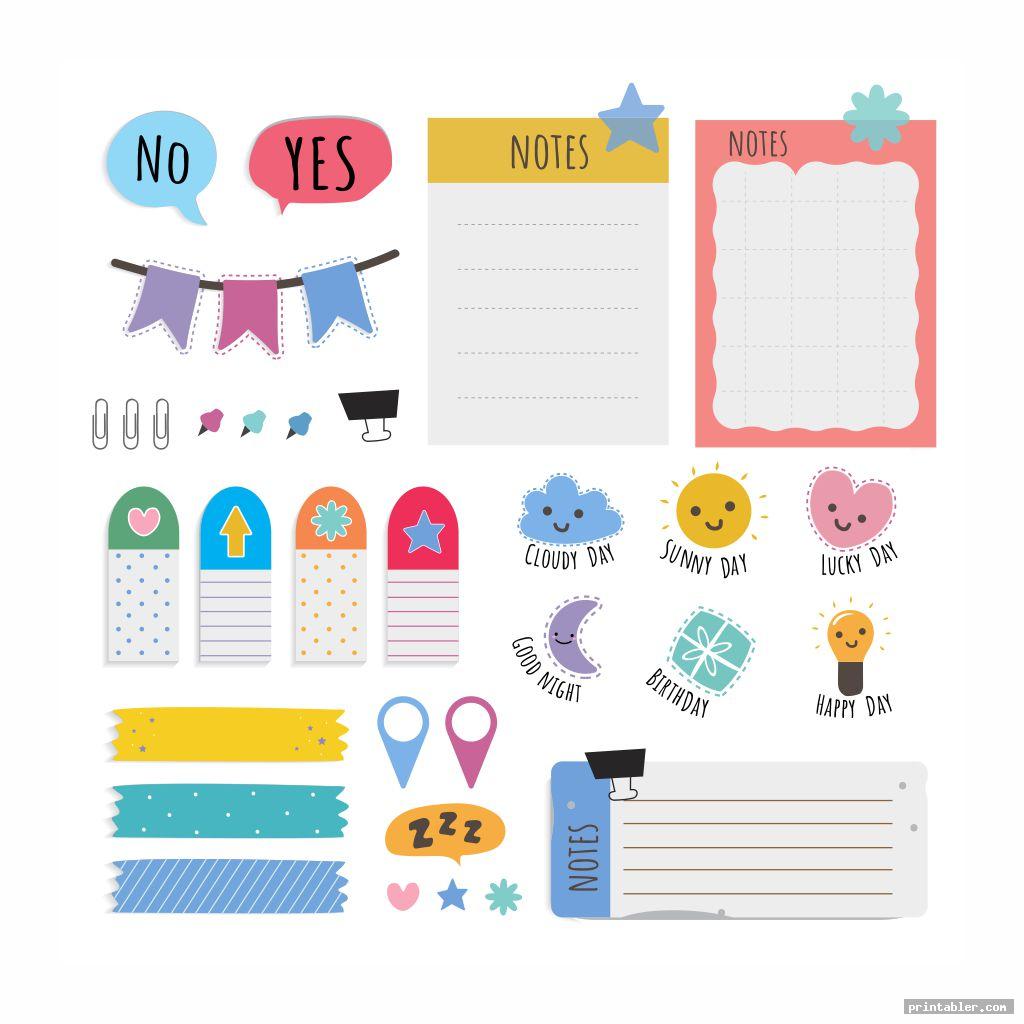 Cute Sticky Notes Design 1024x1024 Wallpaper Teahub io