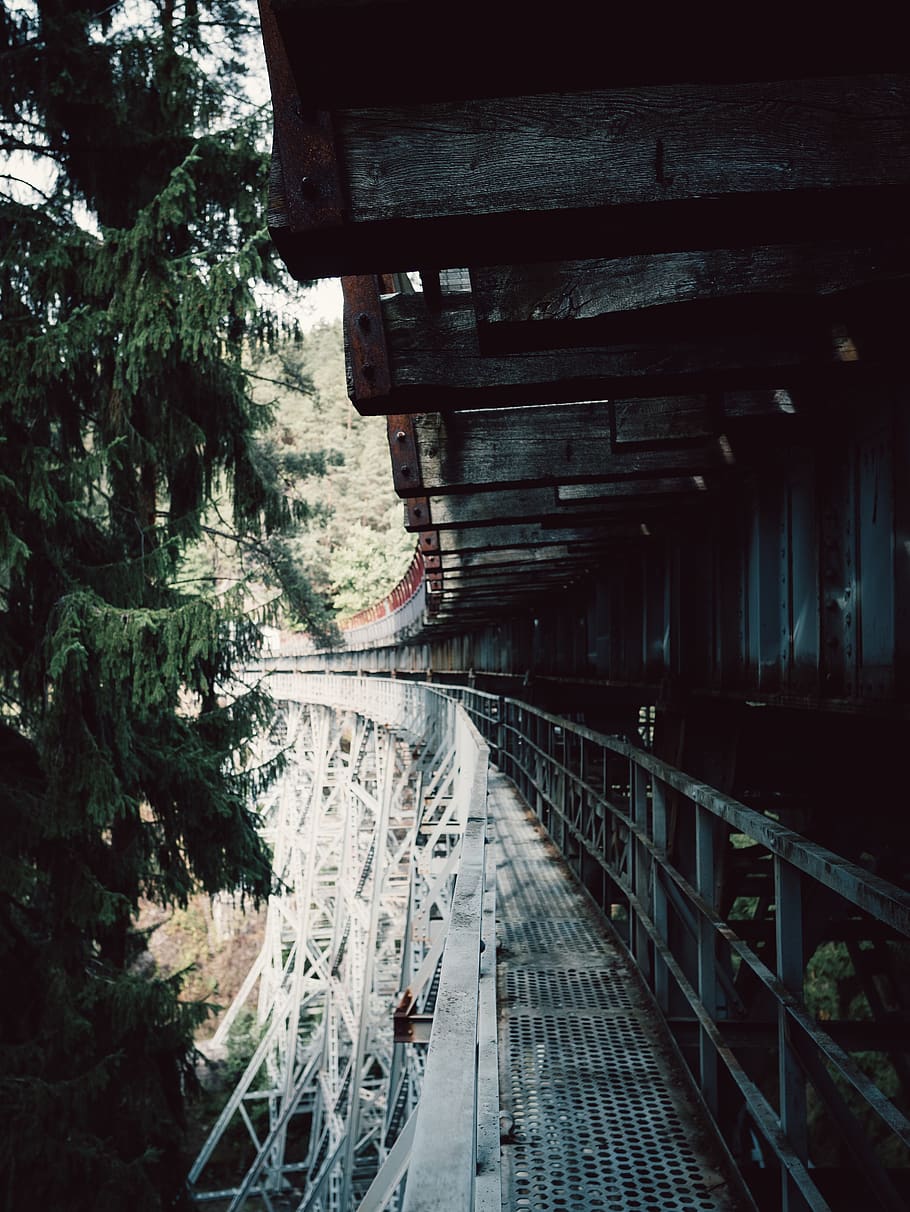 Close-up Photography Of Metal Bridge, Construction, - HD Wallpaper 