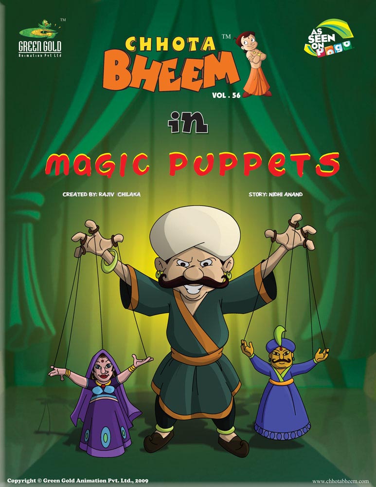 Bheem In Magic Puppets - Chota Bheem And The Master Of Shaolin - HD Wallpaper 