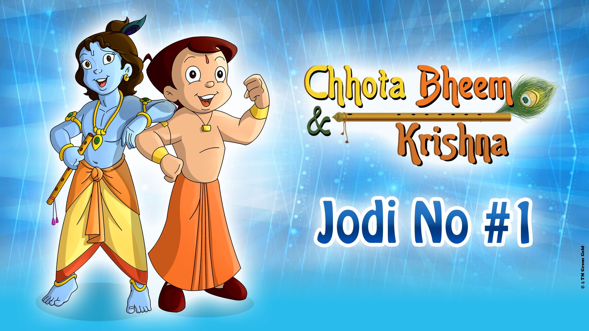 Chhota Bheem And Krishna Jodi - HD Wallpaper 