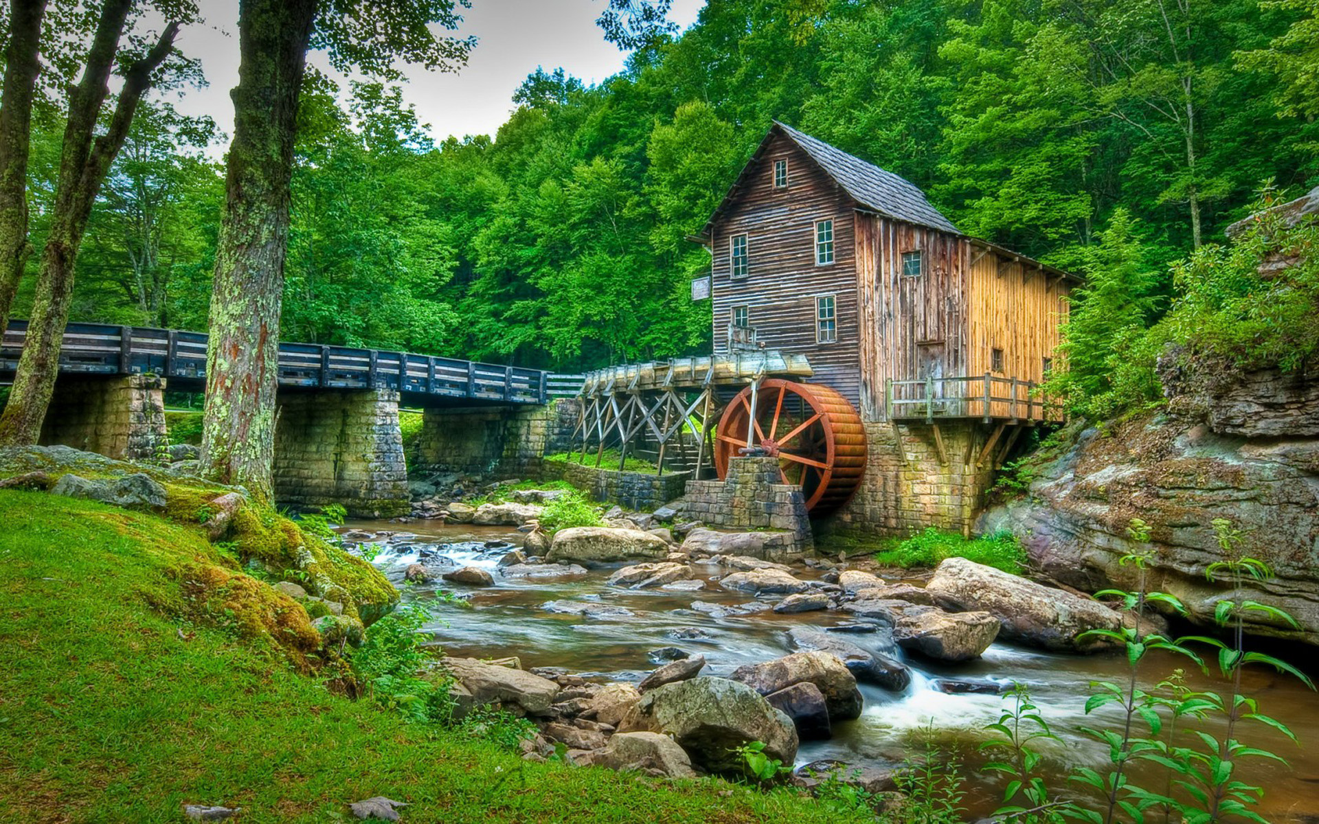 Babcock State Park, Glade Creek Grist Mill - HD Wallpaper 