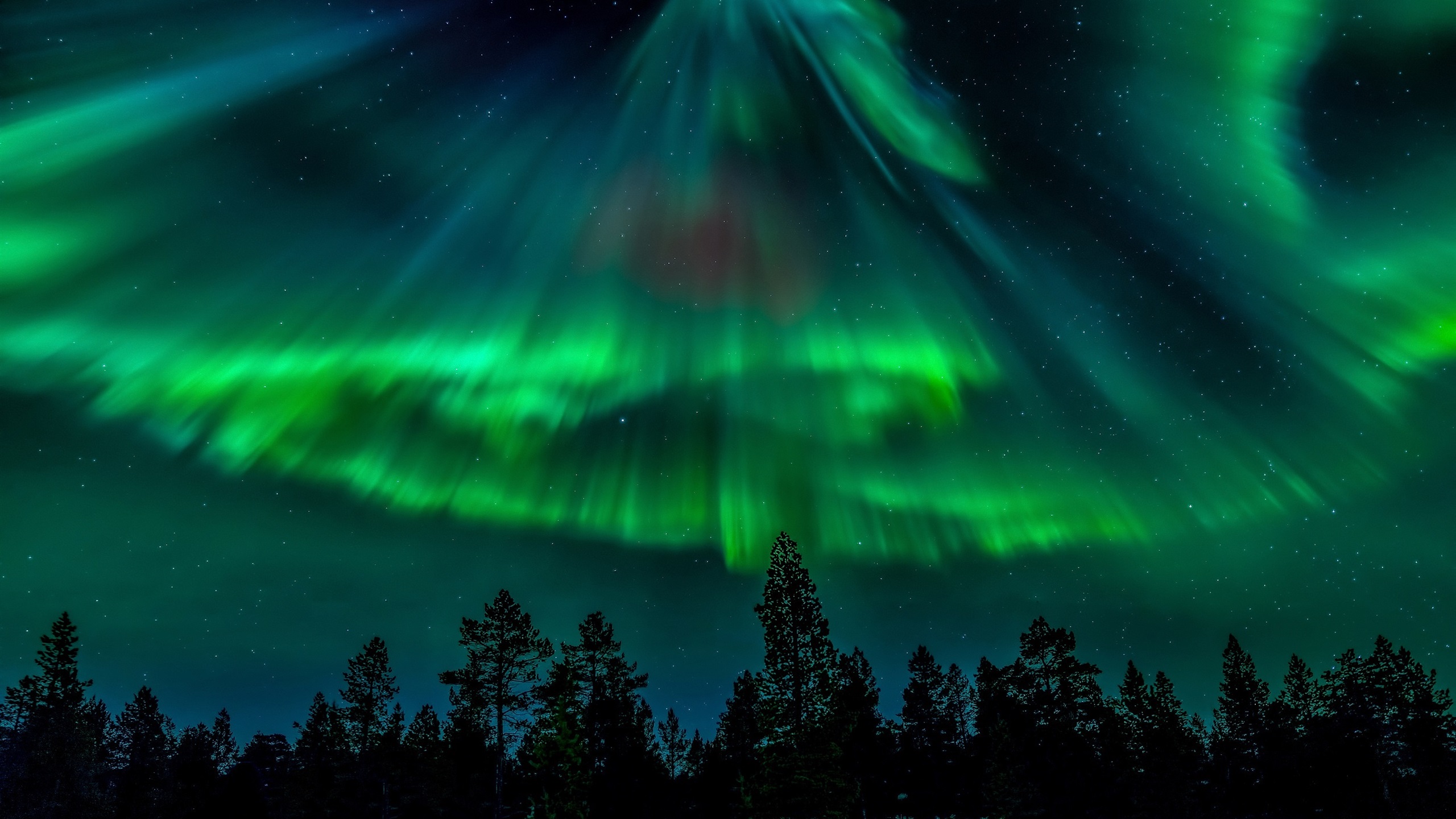 Stars Northern Lights - HD Wallpaper 