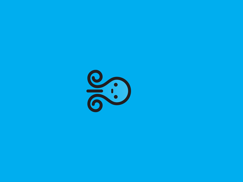Animation, Octopus, And Cute Image - Circle - HD Wallpaper 