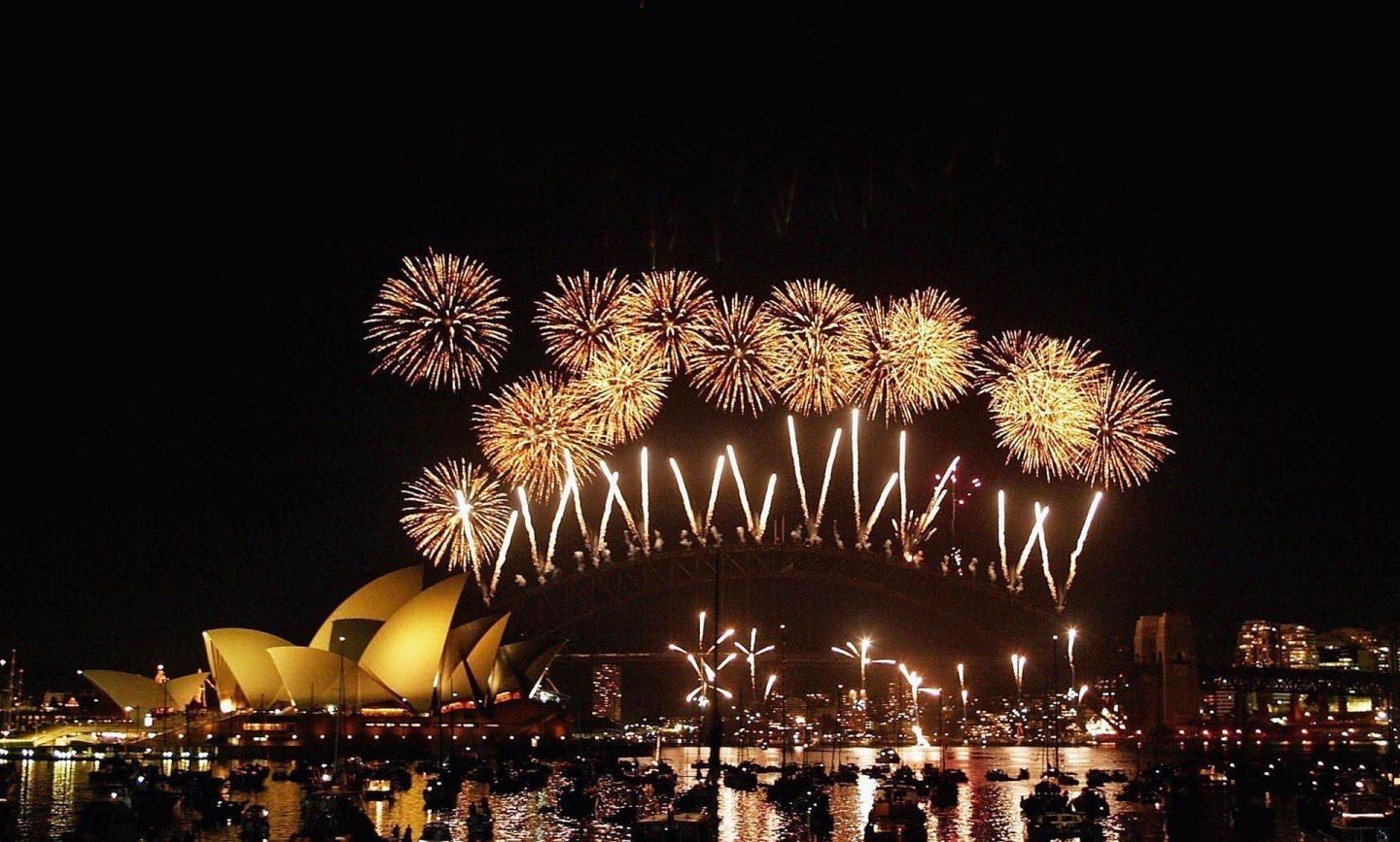 Cracker New Year Wallpapers - Happy New Year Fireworks Animation - HD Wallpaper 