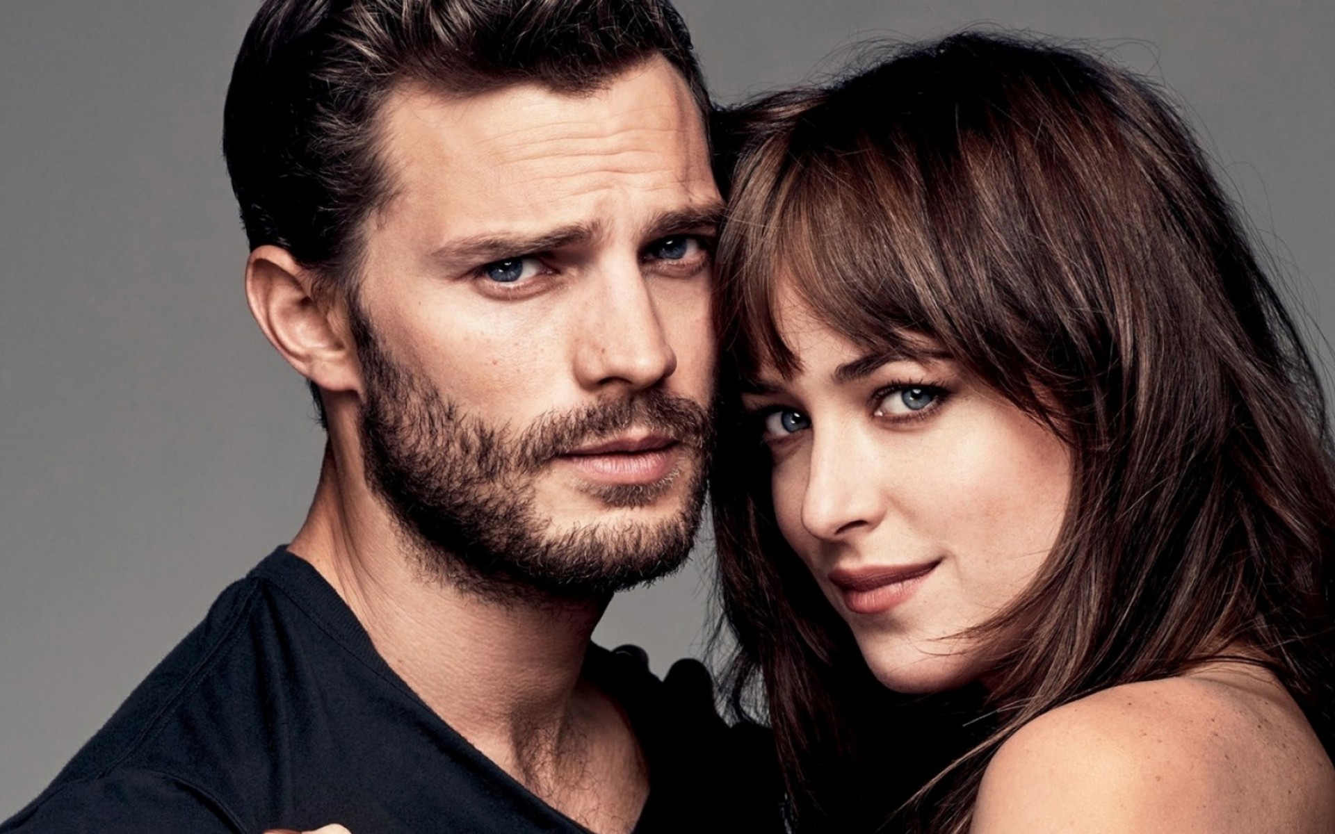 Amelia Warner Dakota Johnson Jamie Dornan - HD Wallpaper 