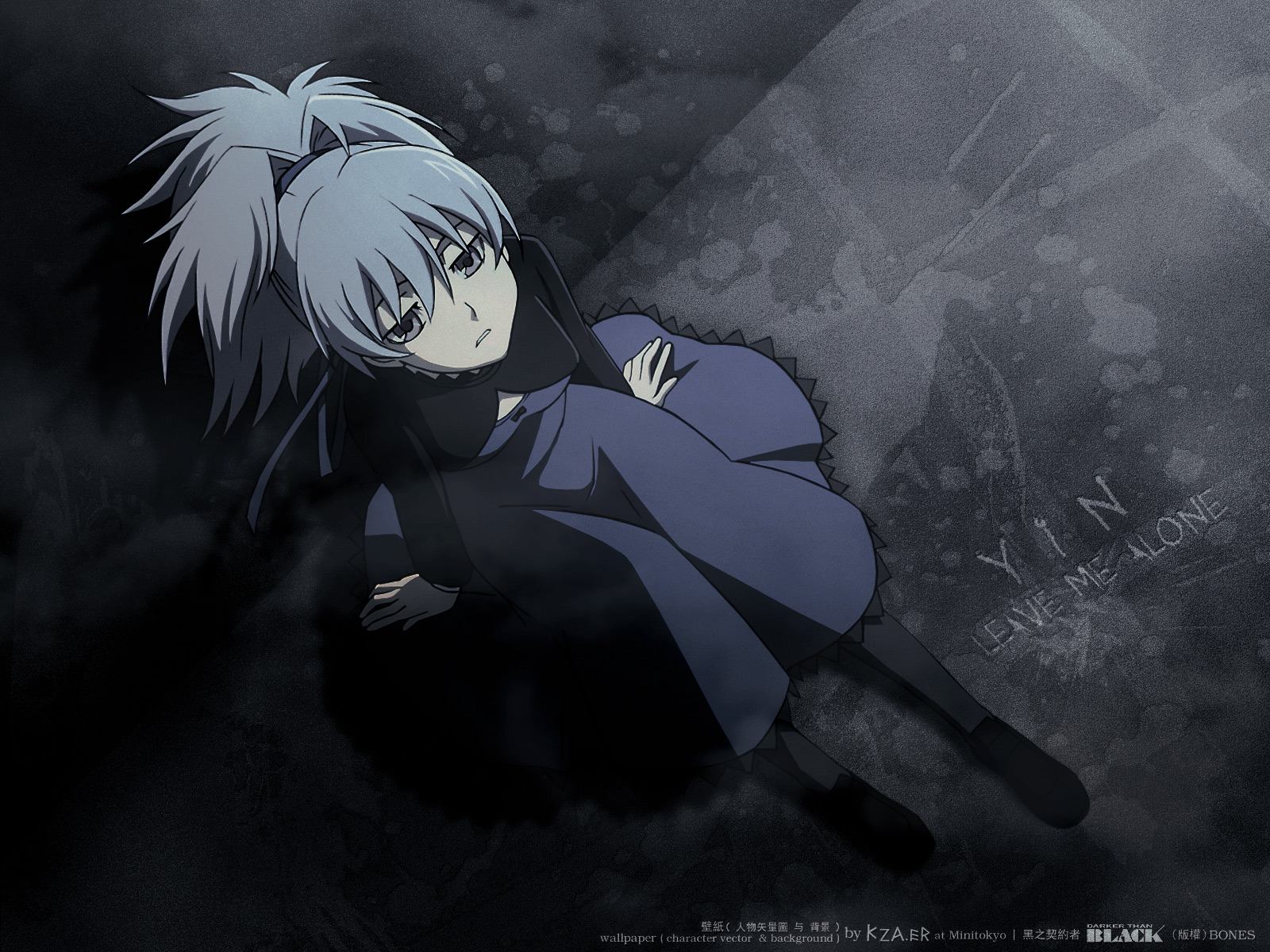 Yuji Iwahara, Bones, Darker Than Black, Yin Wallpaper - Darker Than Black Wallpaper Yin - HD Wallpaper 