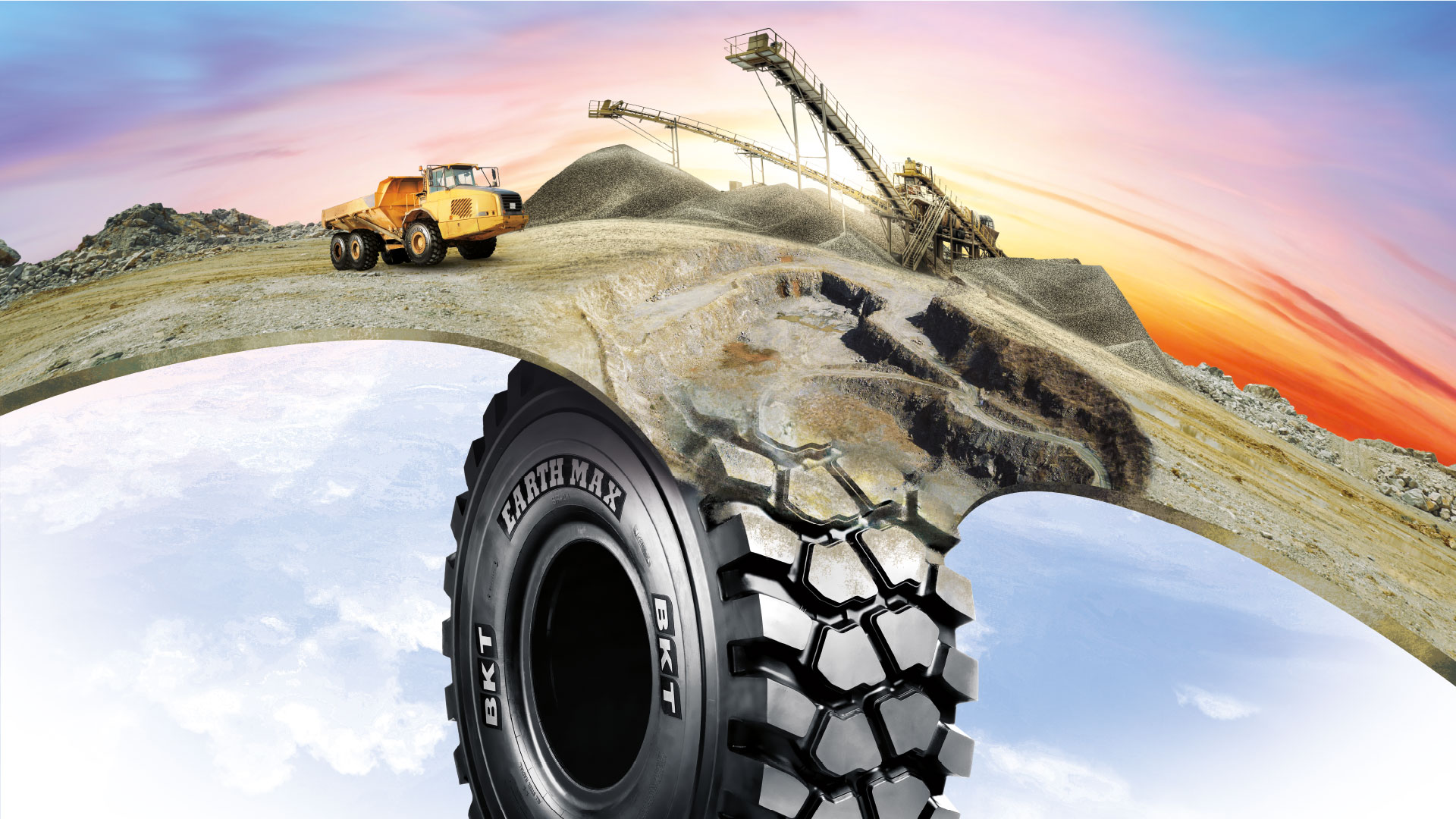 A Long Way Together - All Steel Radial Tires Earthmax Sr 31 - HD Wallpaper 