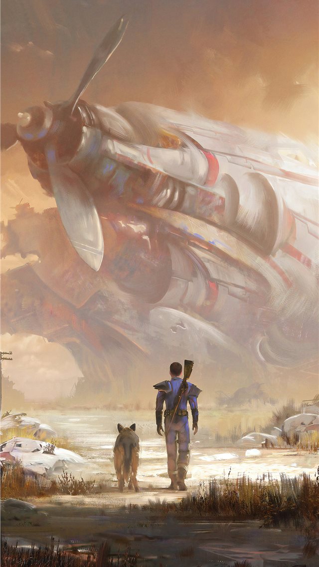 Fallout 4 Prydwen Concept Art - HD Wallpaper 