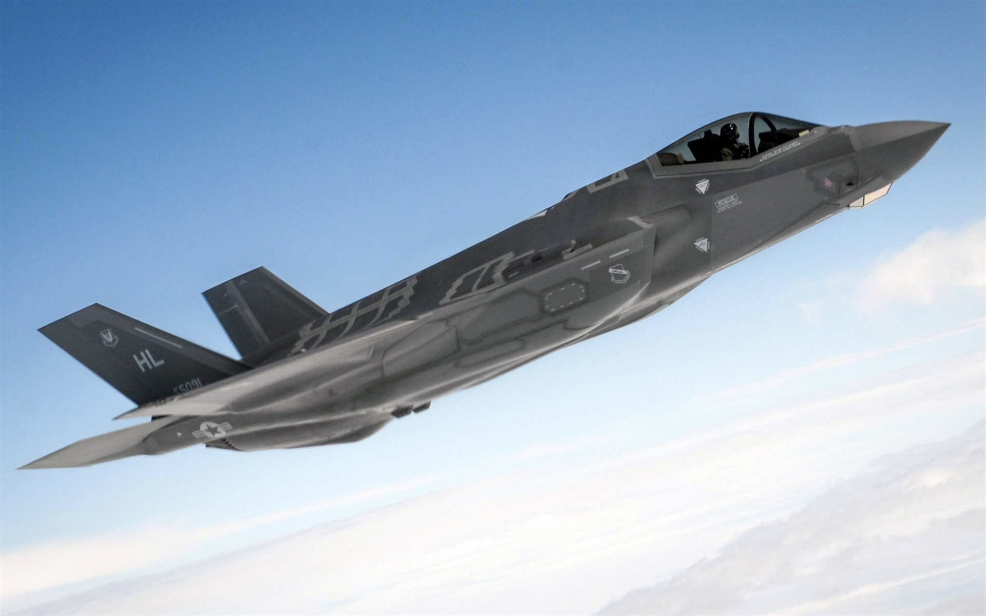 Lockheed Martin F 35 Lightning Ii, Us Air Force, American - Air Force F 35a - HD Wallpaper 