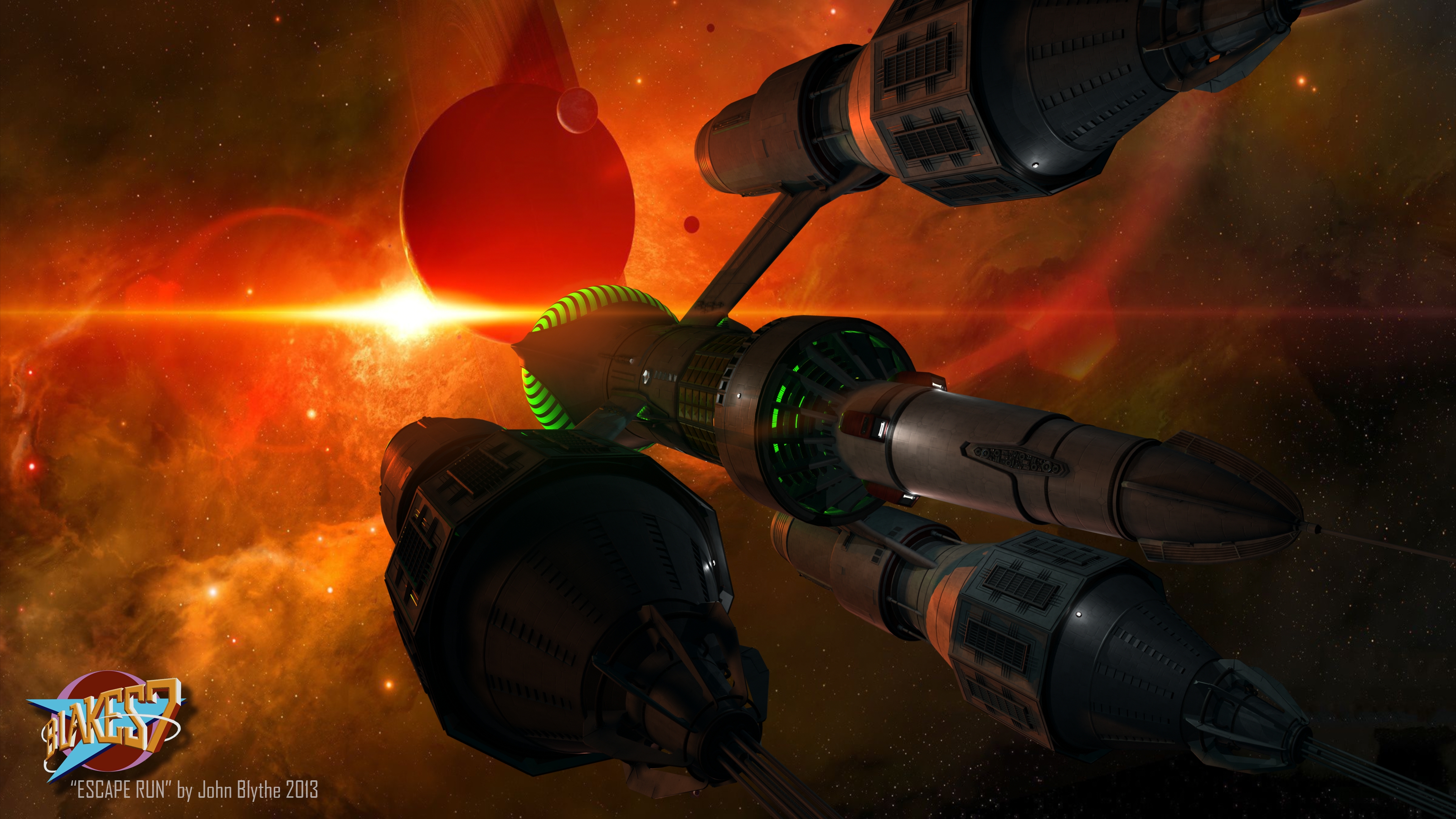 Escape Run - Blake's 7 Liberator - HD Wallpaper 