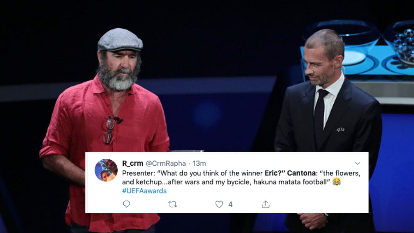 Eric Cantona Acceptance Speech - HD Wallpaper 