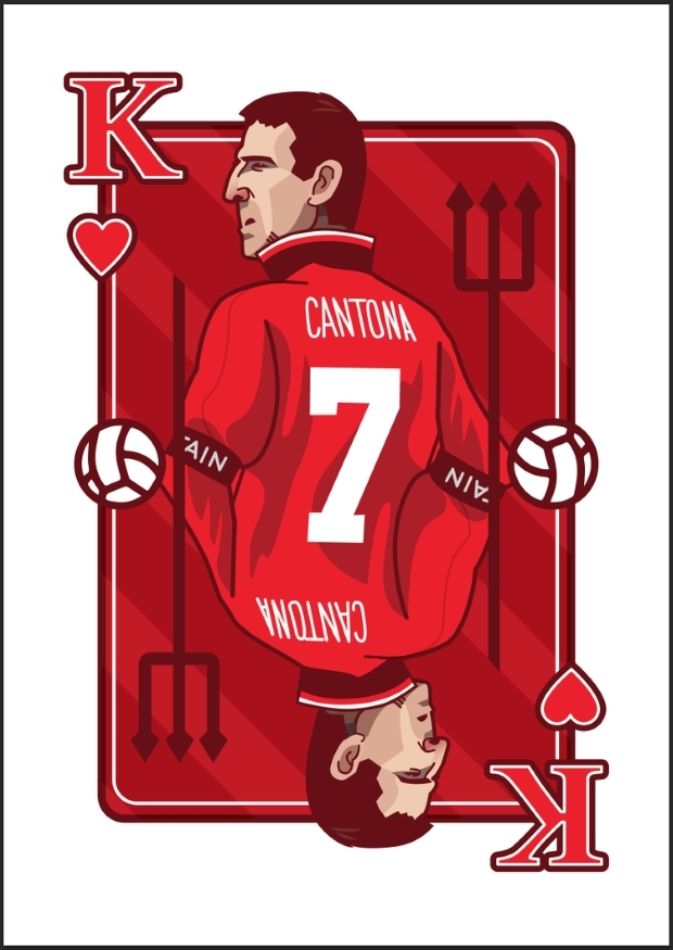 Eric Cantona - Eric Cantona Playing Card - HD Wallpaper 