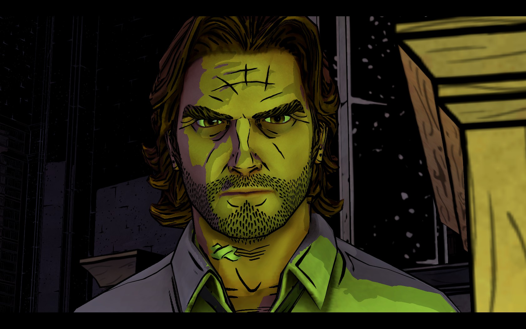 The Wolf Among Us Bigby In Green - Wolf Among Us 2 Bigby - HD Wallpaper 