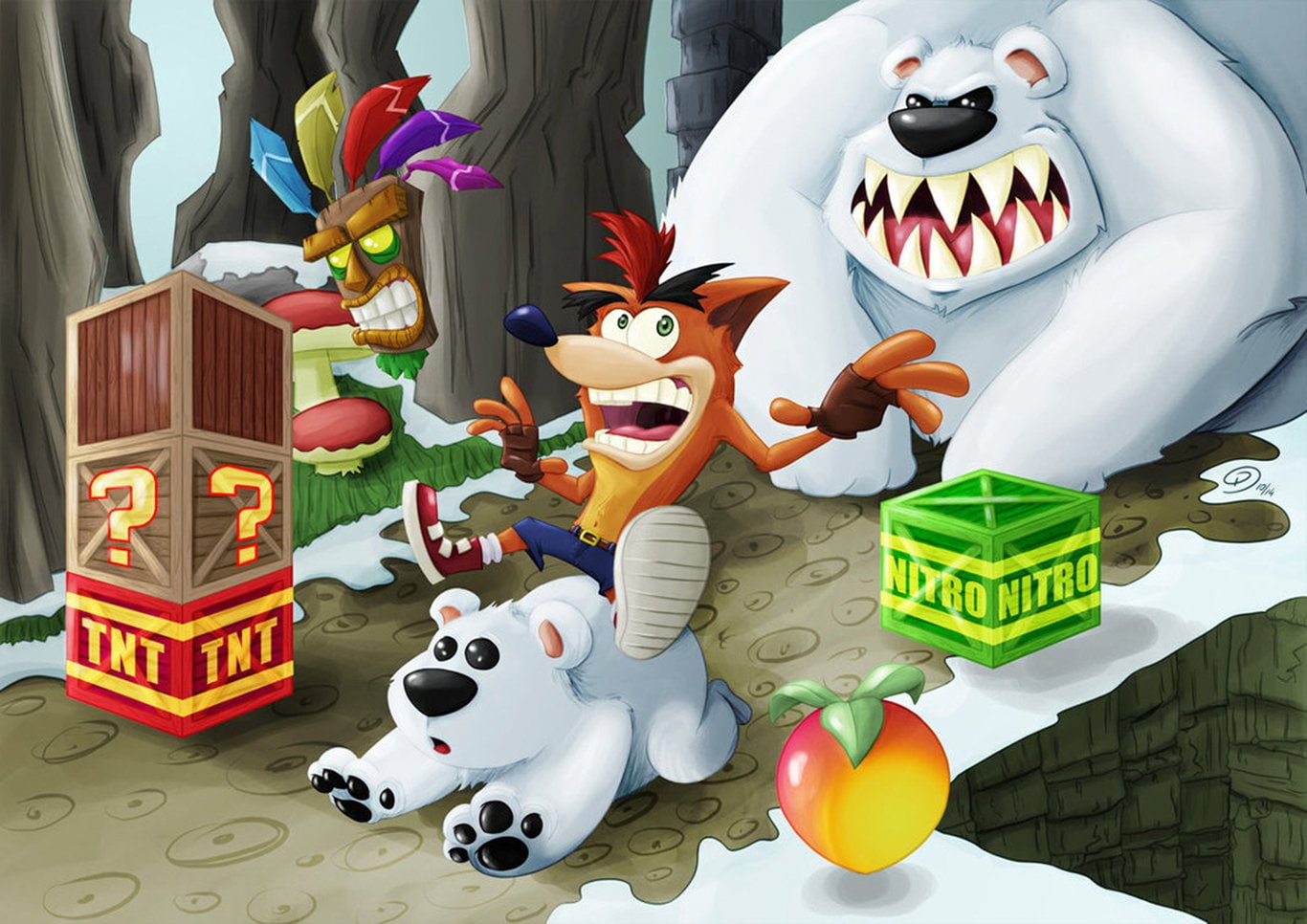 Crash Bandicoot Un Bearable - HD Wallpaper 