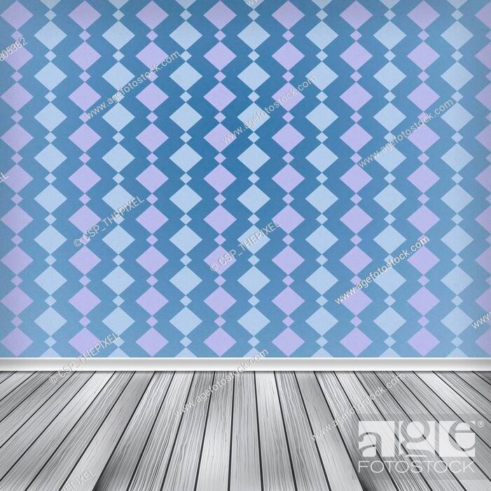 Empty Room, Interior With Wallpaper - Stock Photography - HD Wallpaper 