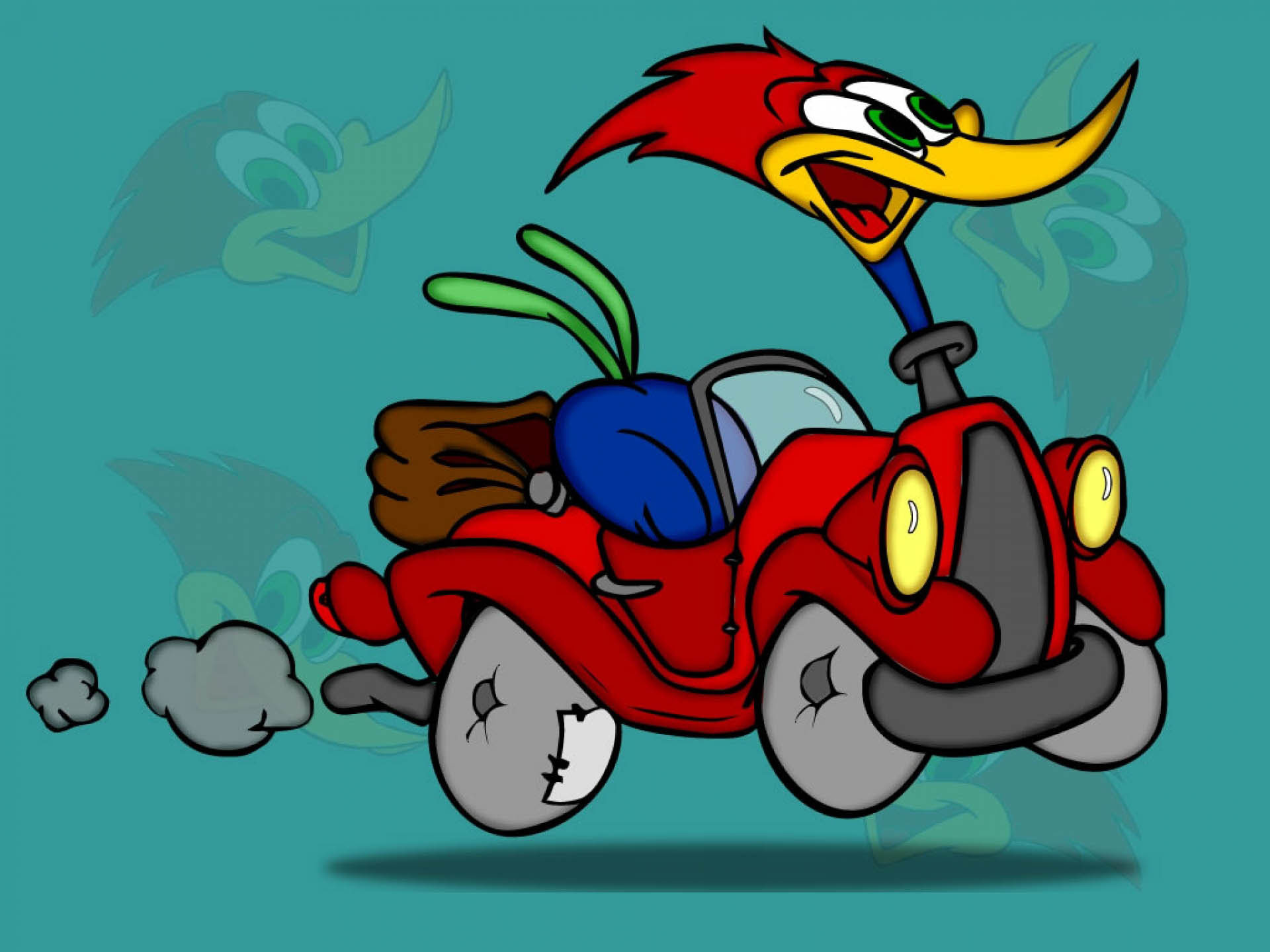 1920x1440, Download Woody Woodpecker Wallpaper Full - Woody Woodpecker Wallpaper Hd - HD Wallpaper 