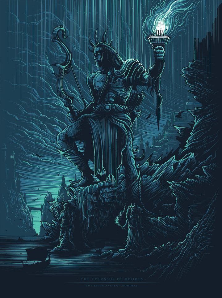 Dan Mumford, - Dan Mumford Seven Ancient Wonders - HD Wallpaper 