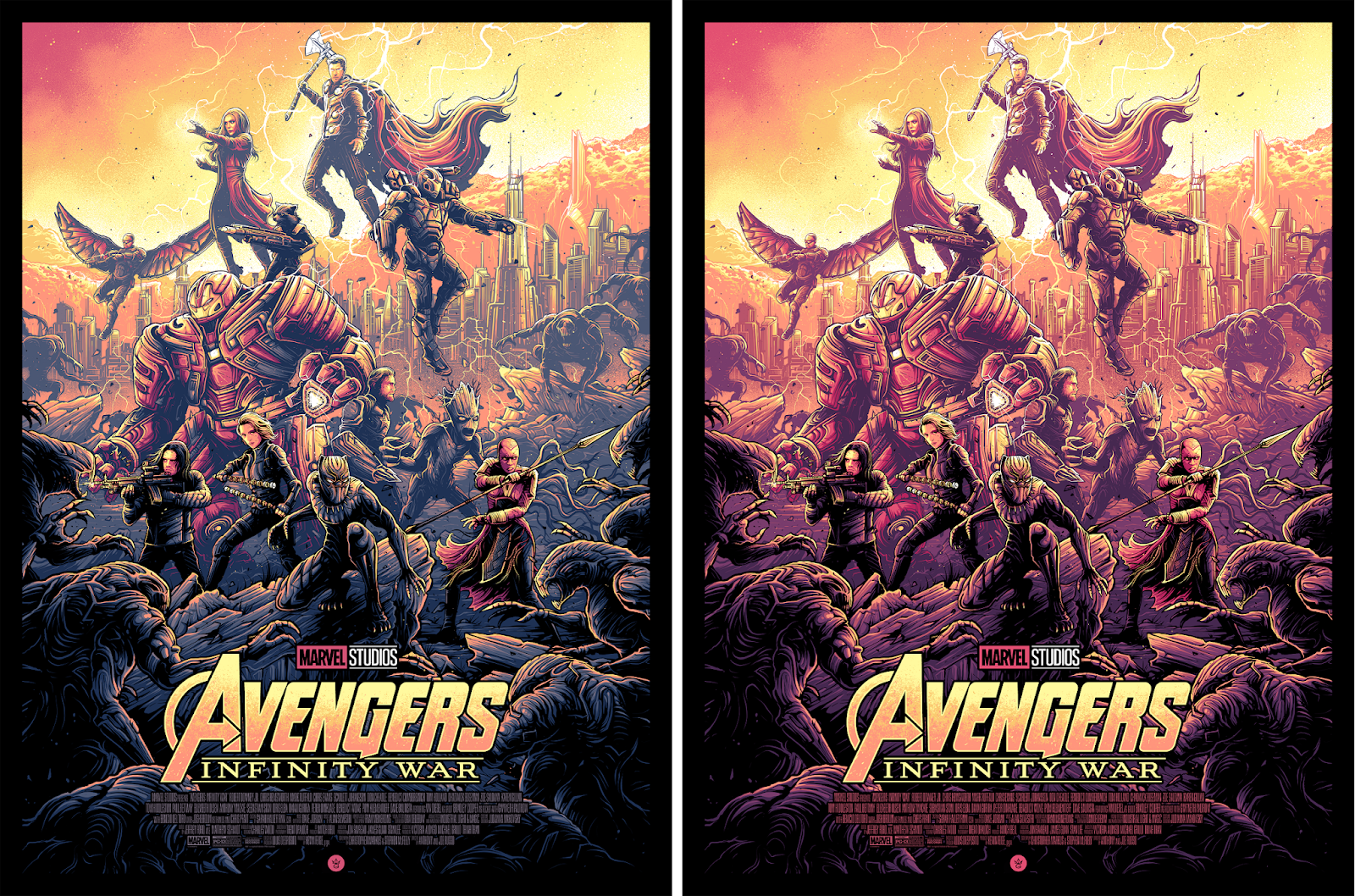 Infinity War Screen Print By Dan Mumford X Grey Matter - Dan Mumford Avengers Infinity War - HD Wallpaper 