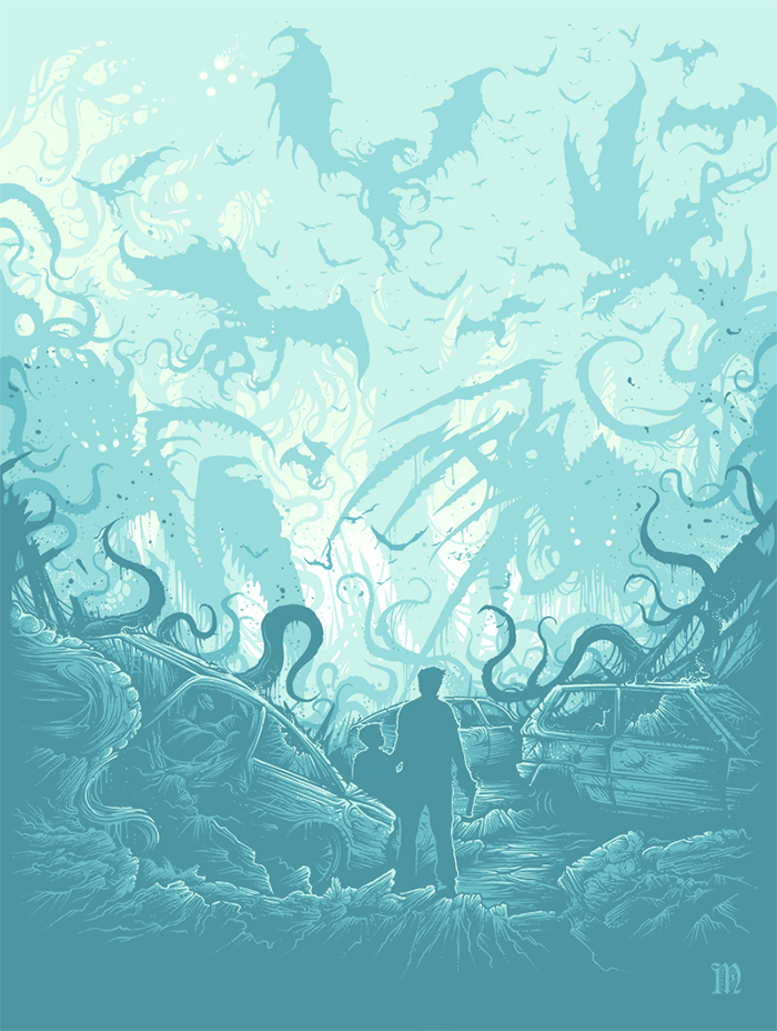 Danmumford Themist Copy - Mist Stephen King Art - HD Wallpaper 