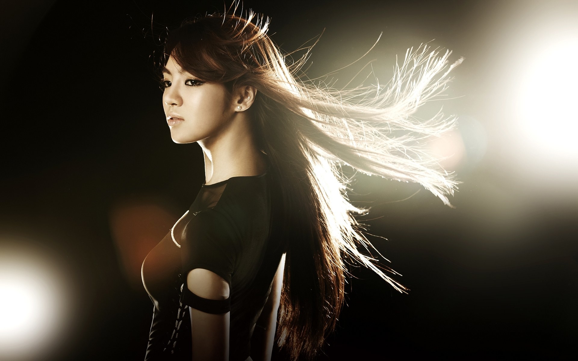 Cute Korean Girl Wallpaper - Korean Girls Wallpaper Hd - HD Wallpaper 