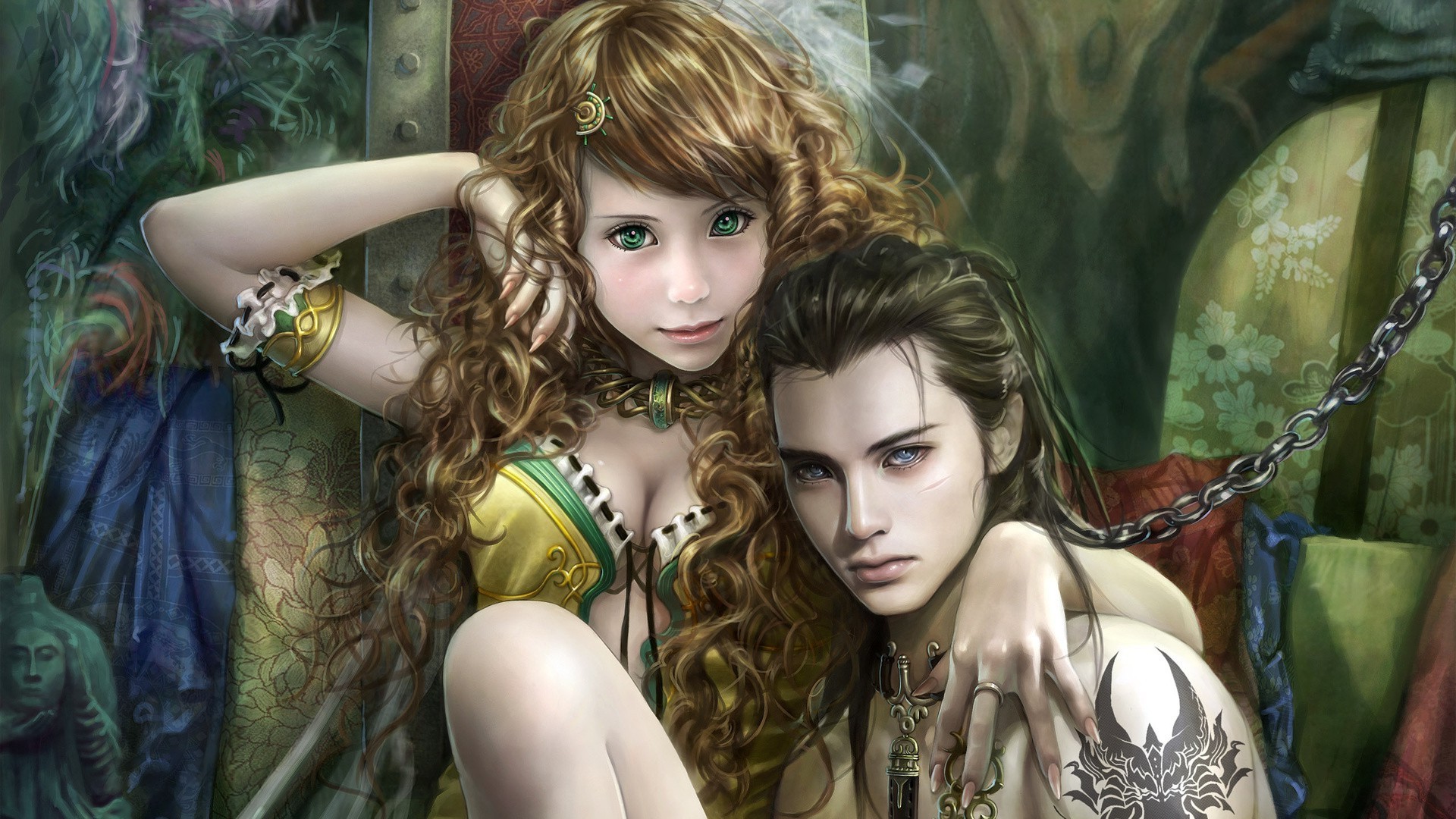 Fantasy Woman Fashion Girl Model Beautiful Glamour - Принцесса Скорлупка И Принц Леденец - HD Wallpaper 