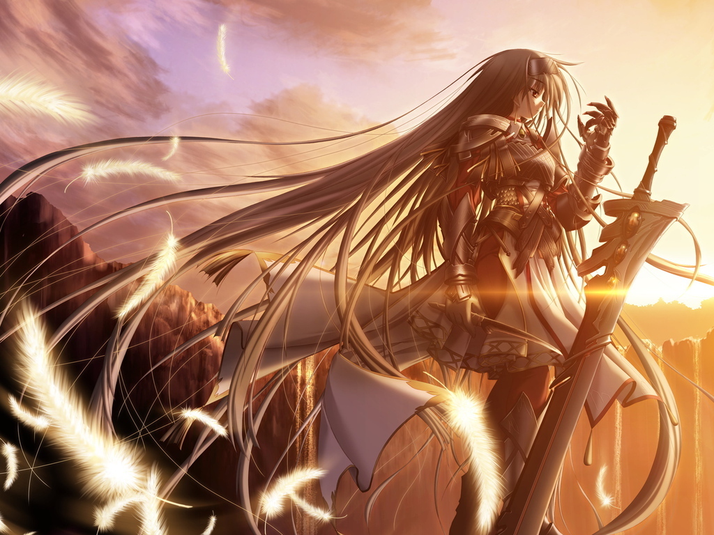 Warrior Mistress - Anime Warrior Wallpaper Hd - HD Wallpaper 